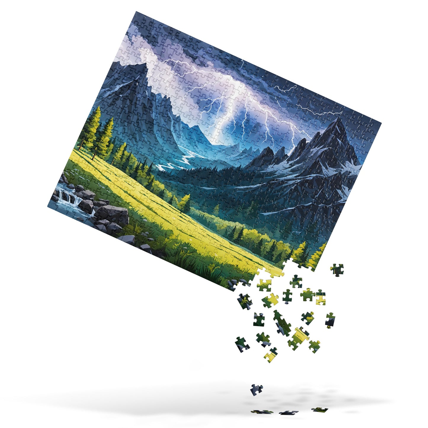 Lightning In The Valley Jigsaw Puzzle - Puzzle - Discovery Co.