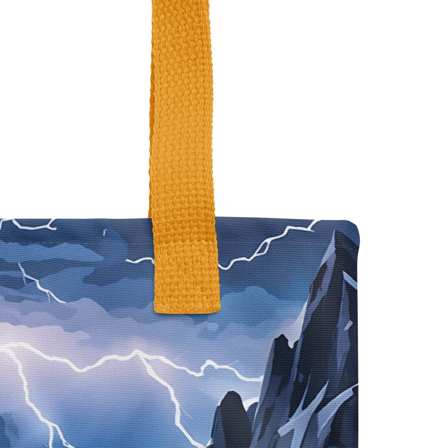 Lightning In The Valley Tote Bag - Tote Bags - Discovery Co.