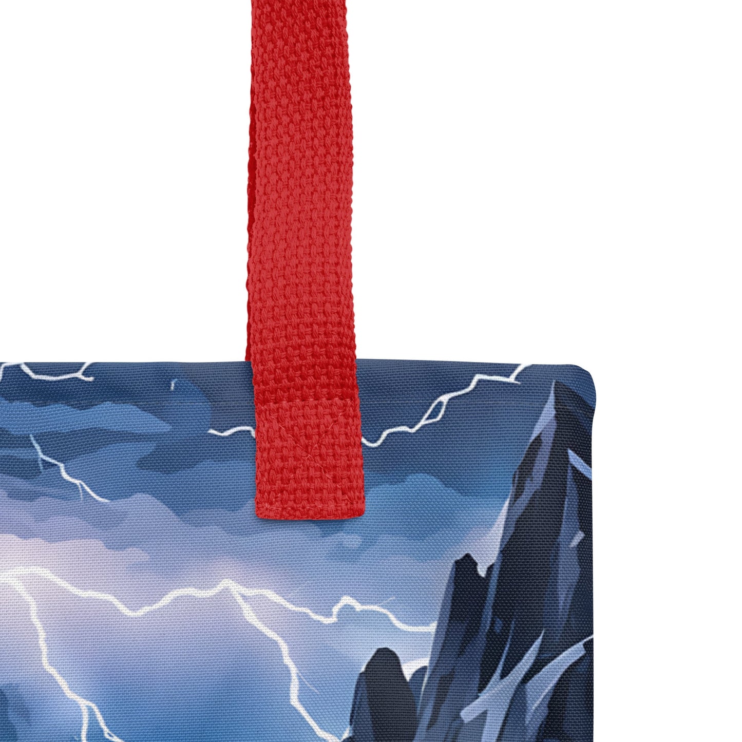 Lightning In The Valley Tote Bag - Tote Bags - Discovery Co.