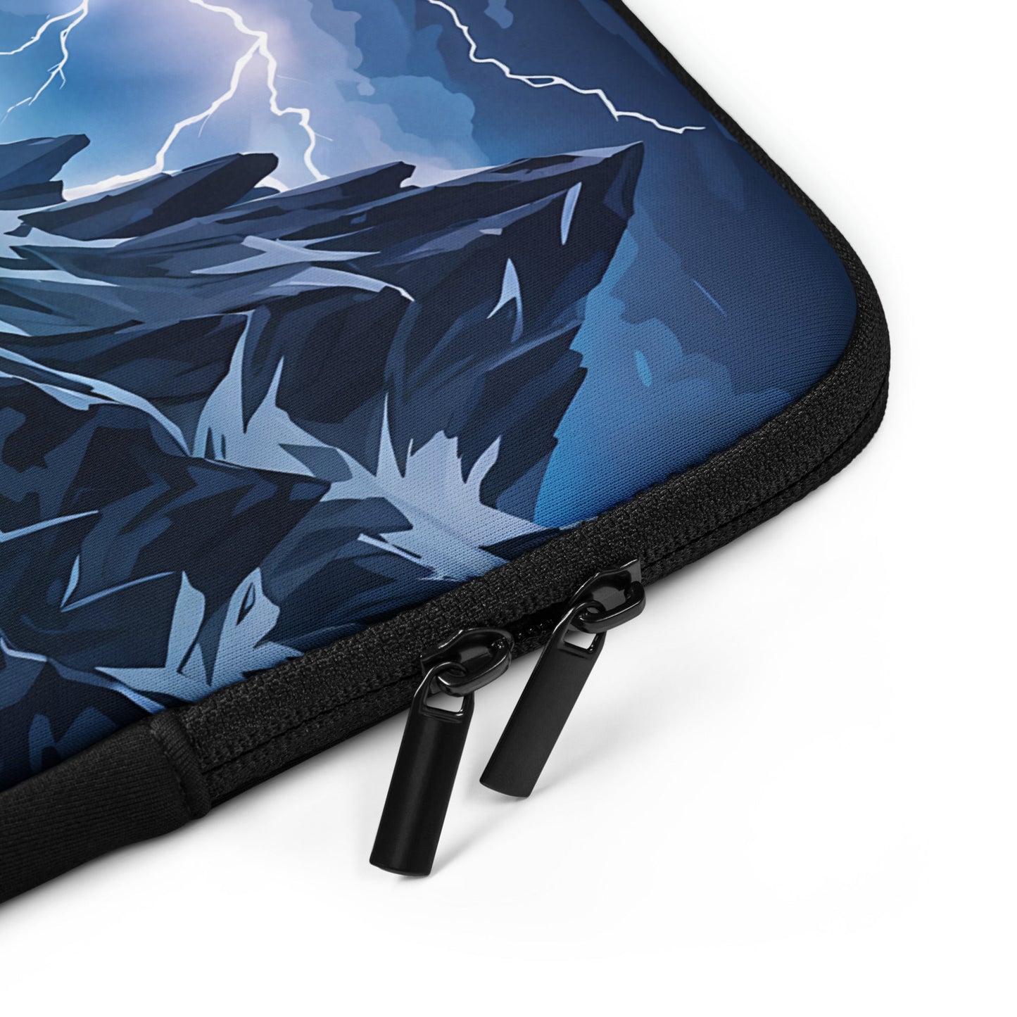 Lightning Over Mountains II Laptop Sleeve - Laptop Cases - Discovery Co.