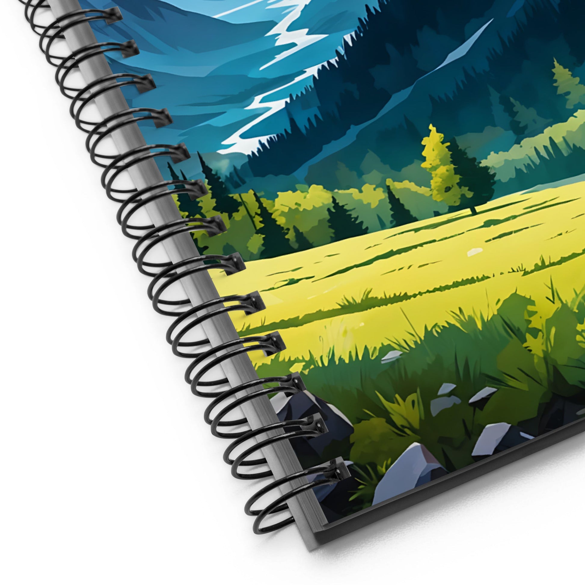 Lightning Over Mountains II Spiral Notebook - Spiral Notebooks - Discovery Co.