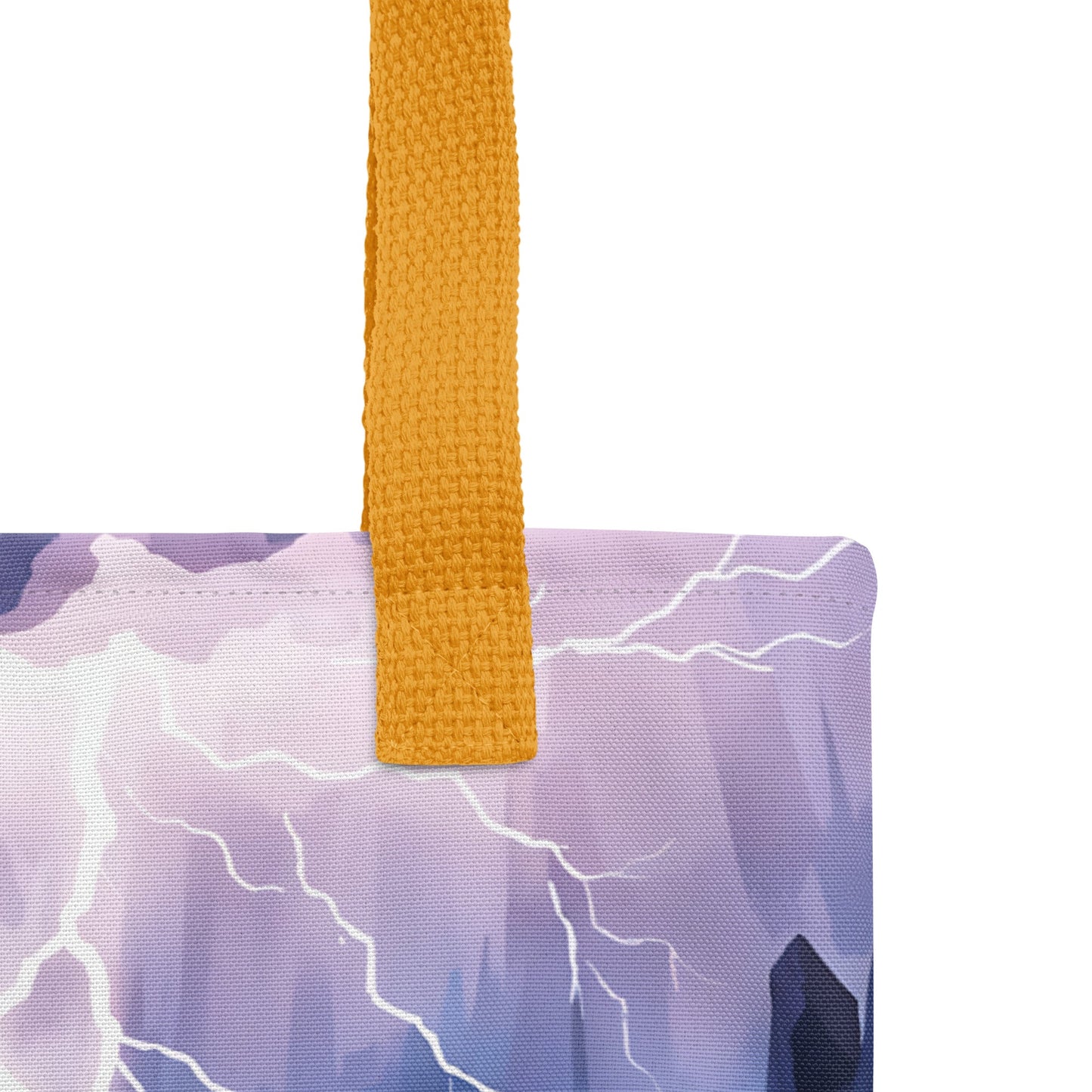 Lightning Over Mountains II Tote Bag - Tote Bags - Discovery Co.