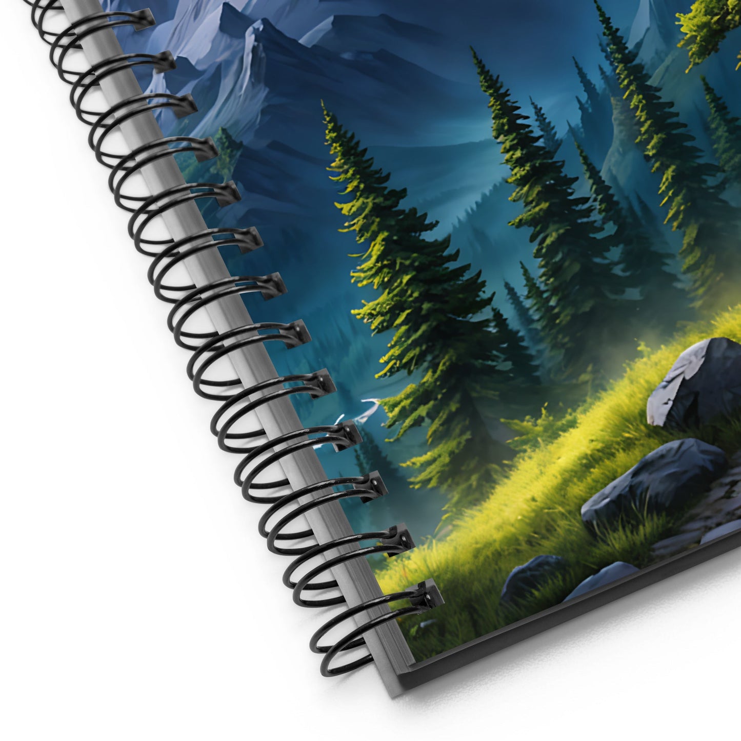 Lightning Over Mountains III Spiral Notebook - Spiral Notebooks - Discovery Co.