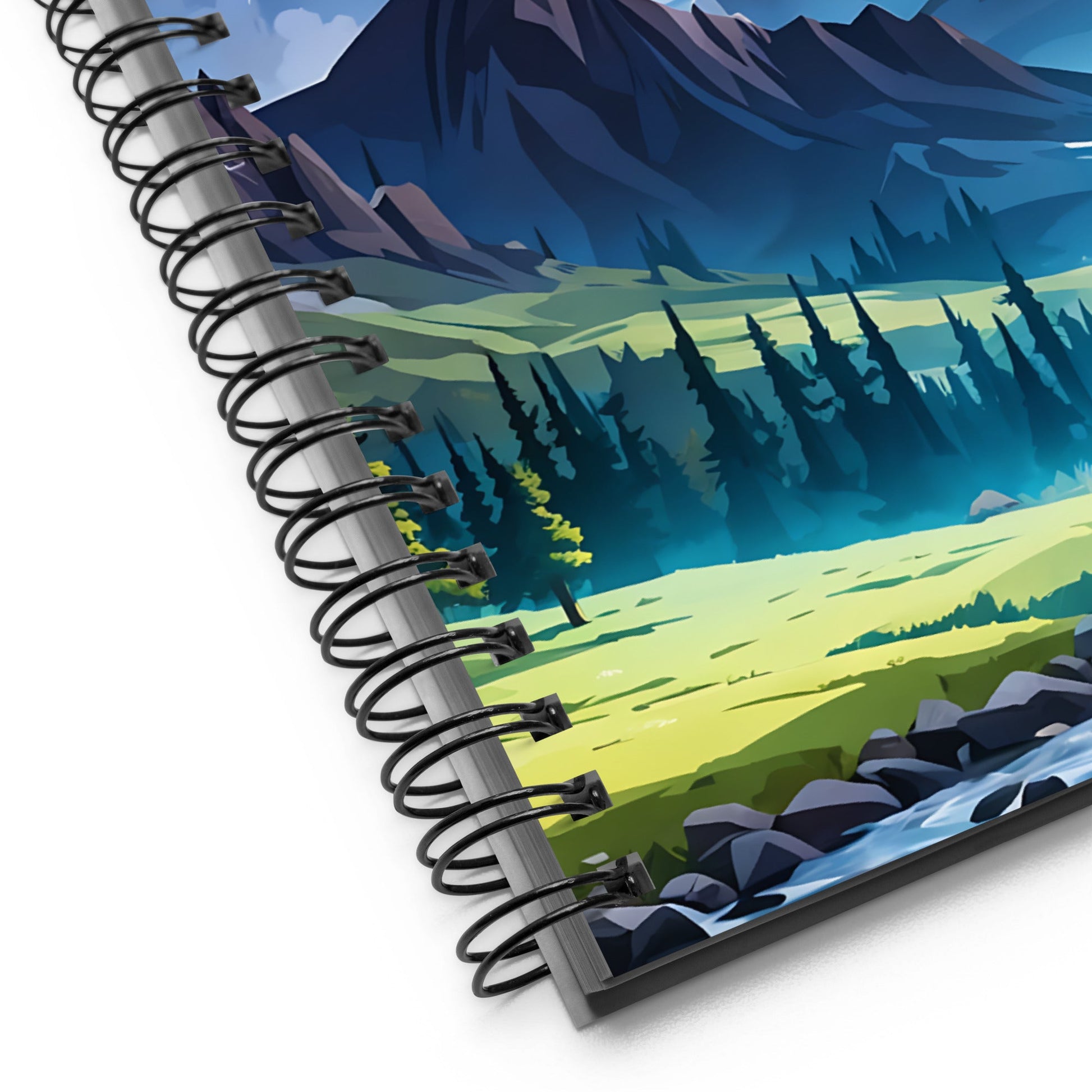 Lightning Over Mountains IV Spiral Notebook - Spiral Notebooks - Discovery Co.