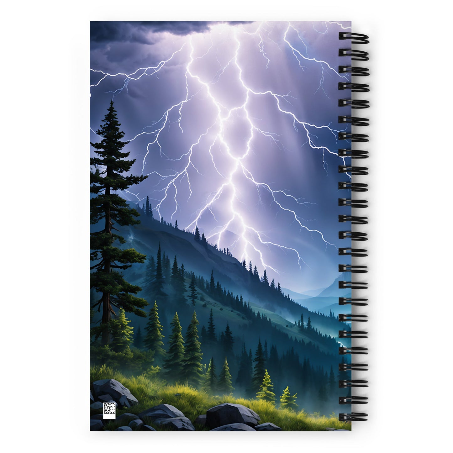 Lightning Over Mountains Spiral Notebook - Spiral Notebooks - Discovery Co.