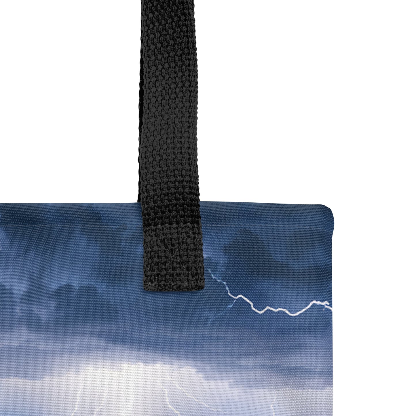 Lightning Over Mountains Tote Bag - Tote Bags - Discovery Co.