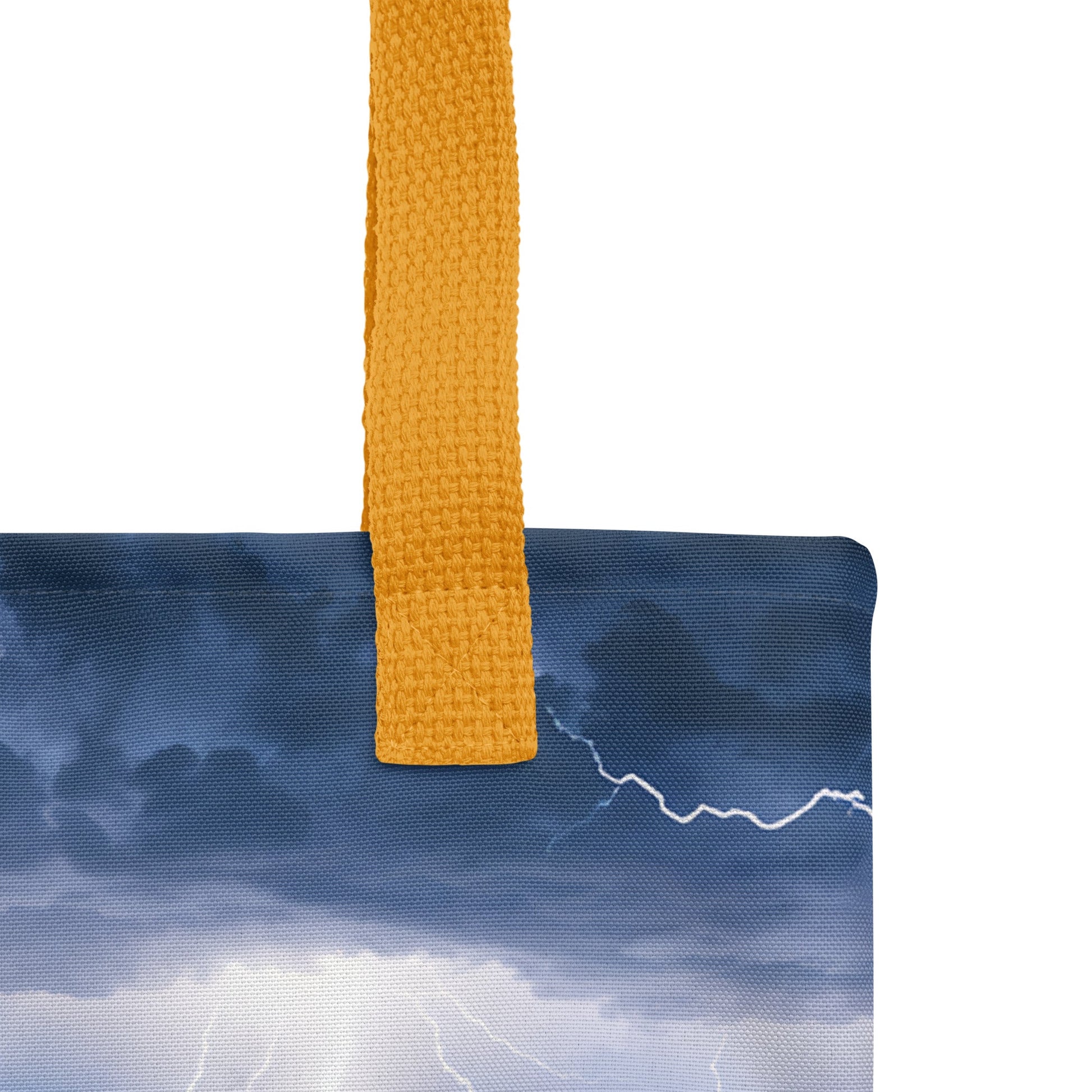 Lightning Over Mountains Tote Bag - Tote Bags - Discovery Co.