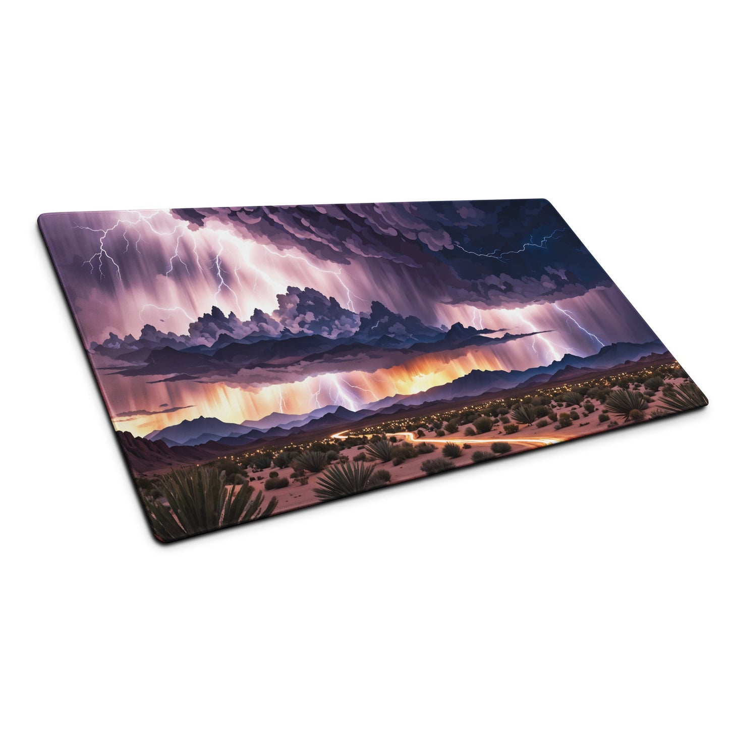 Lightning Over The Desert II Gaming Mouse Pad - Mouse Pads - Discovery Co.