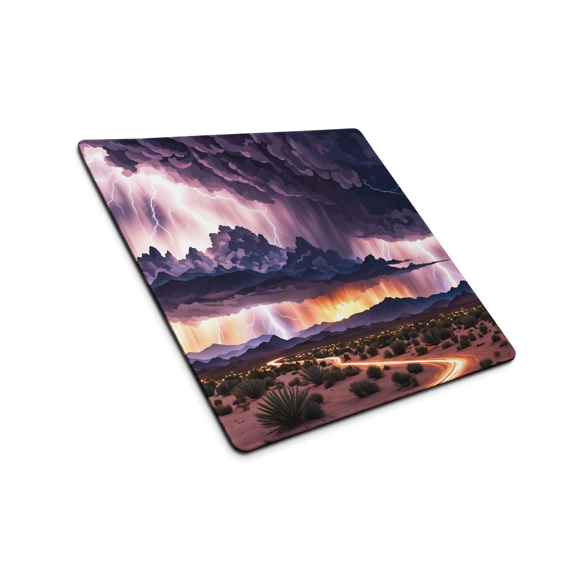 Lightning Over The Desert II Gaming Mouse Pad - Mouse Pads - Discovery Co.