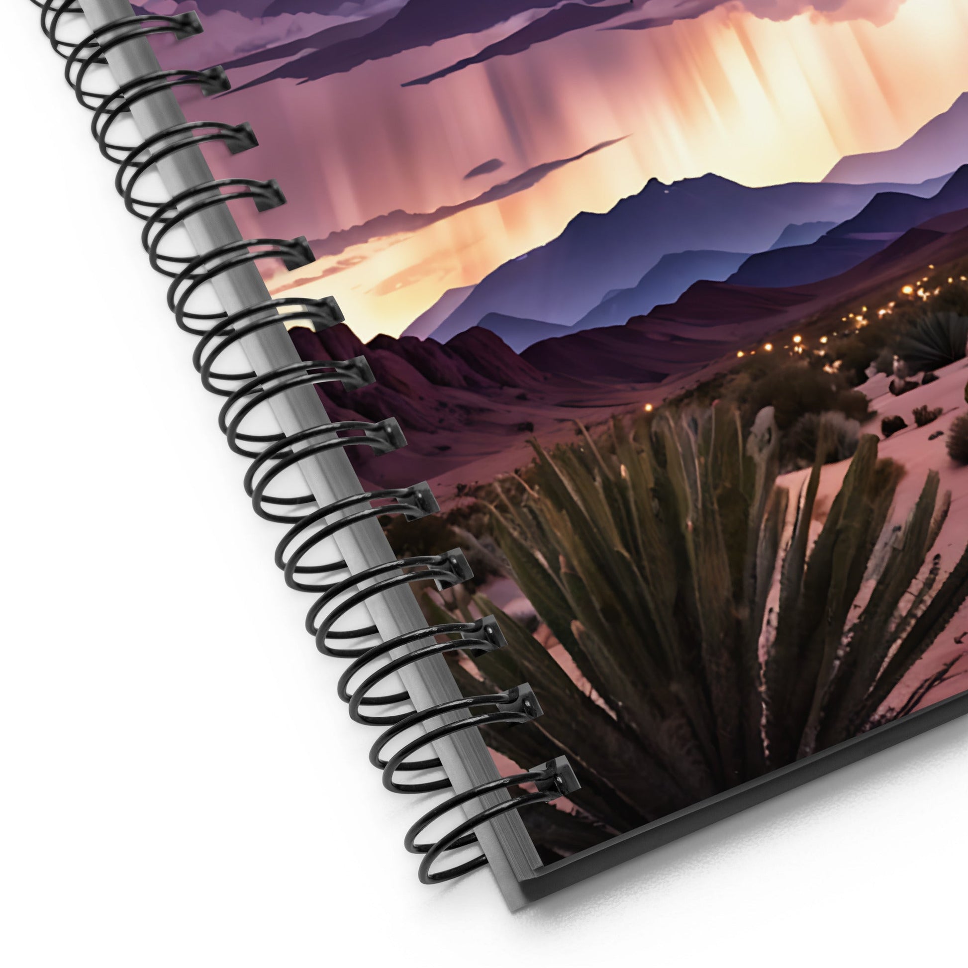 Lightning Over The Desert II Spiral Notebook - Spiral Notebooks - Discovery Co.