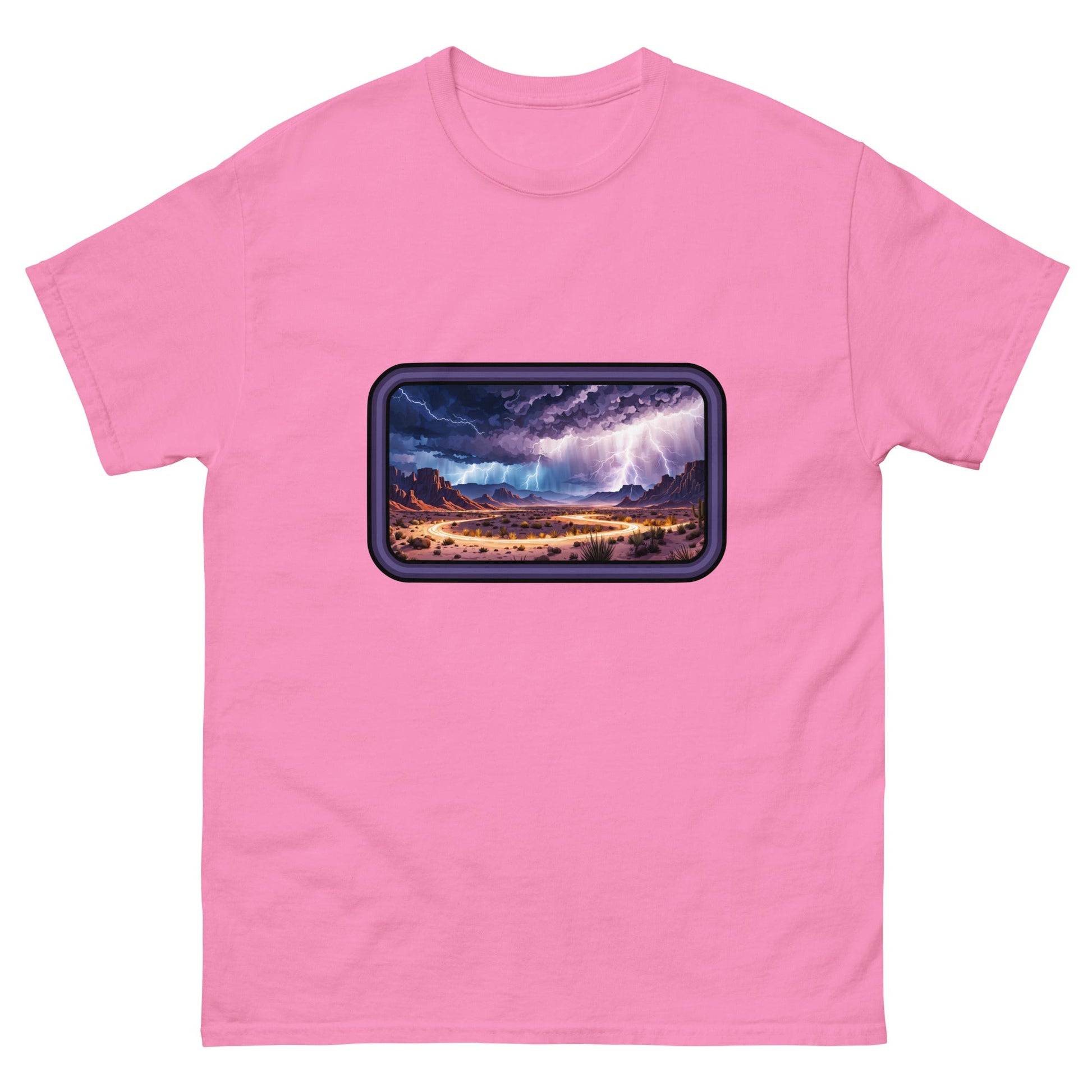 Lightning Over The Desert Men's Classic Tee - Men's Shirts - Discovery Co.