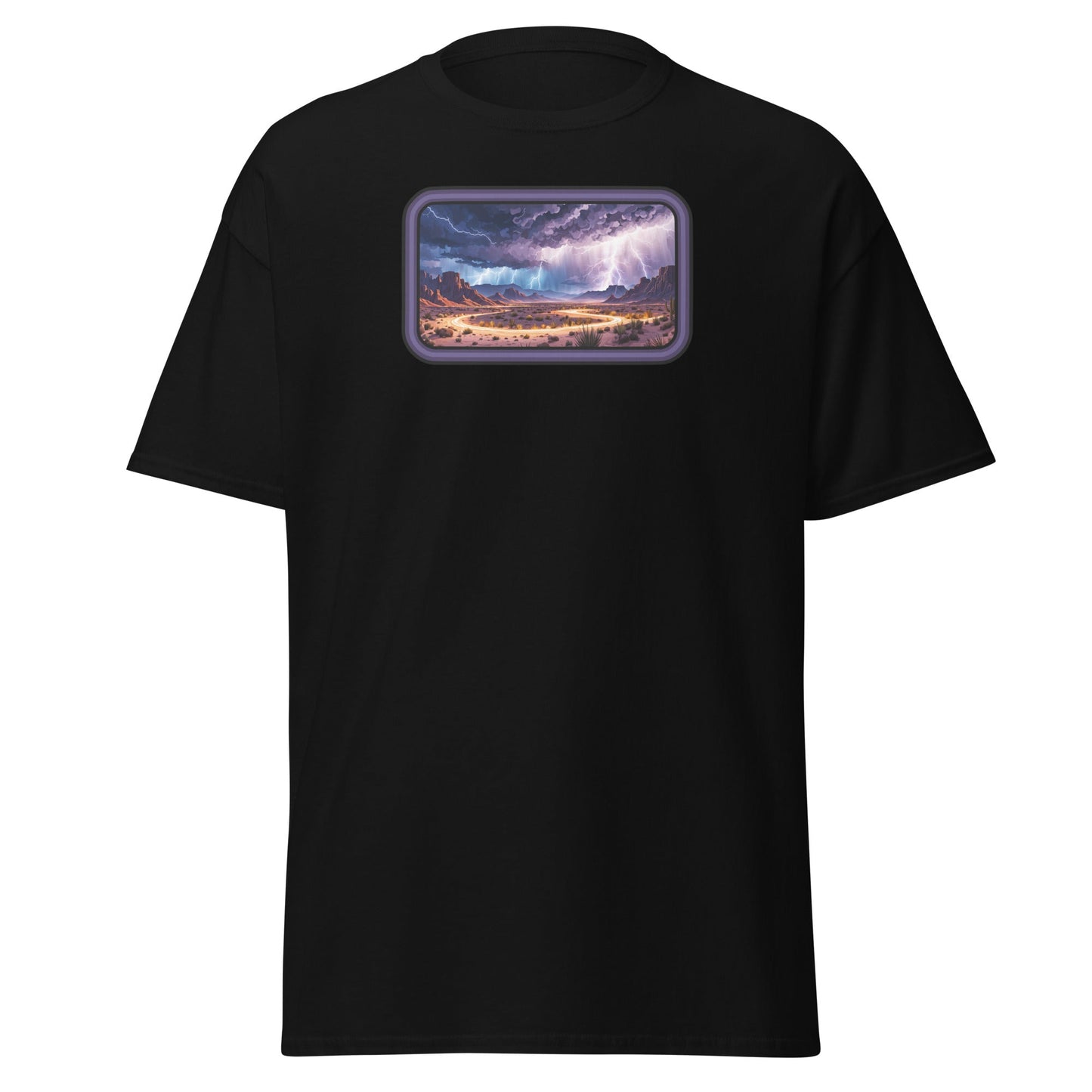 Lightning Over The Desert Men's (Unisex) Classic Tee - Men's Shirts - Discovery Co.