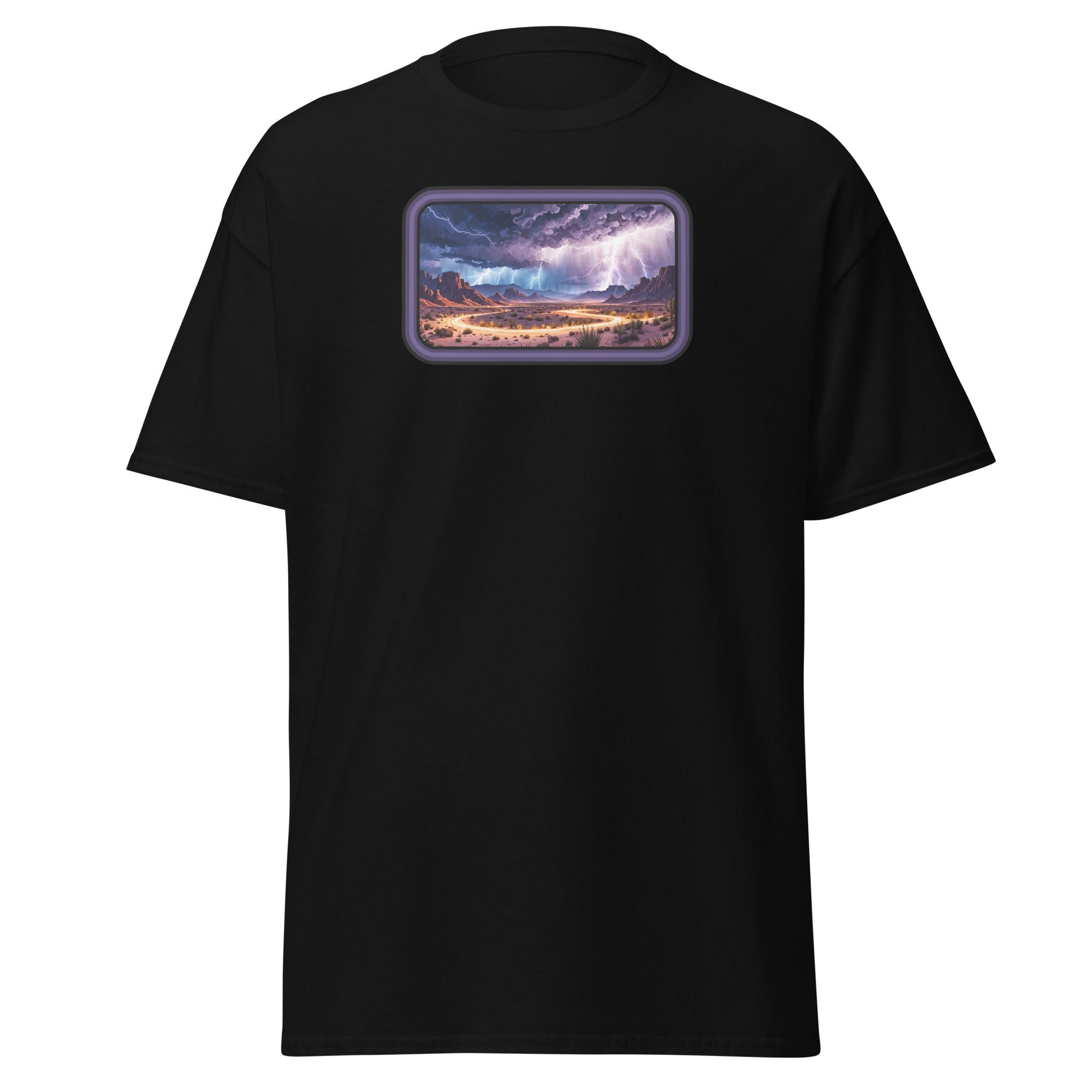 Lightning Over The Desert Men's (Unisex) Classic Tee - Men's Shirts - Discovery Co.