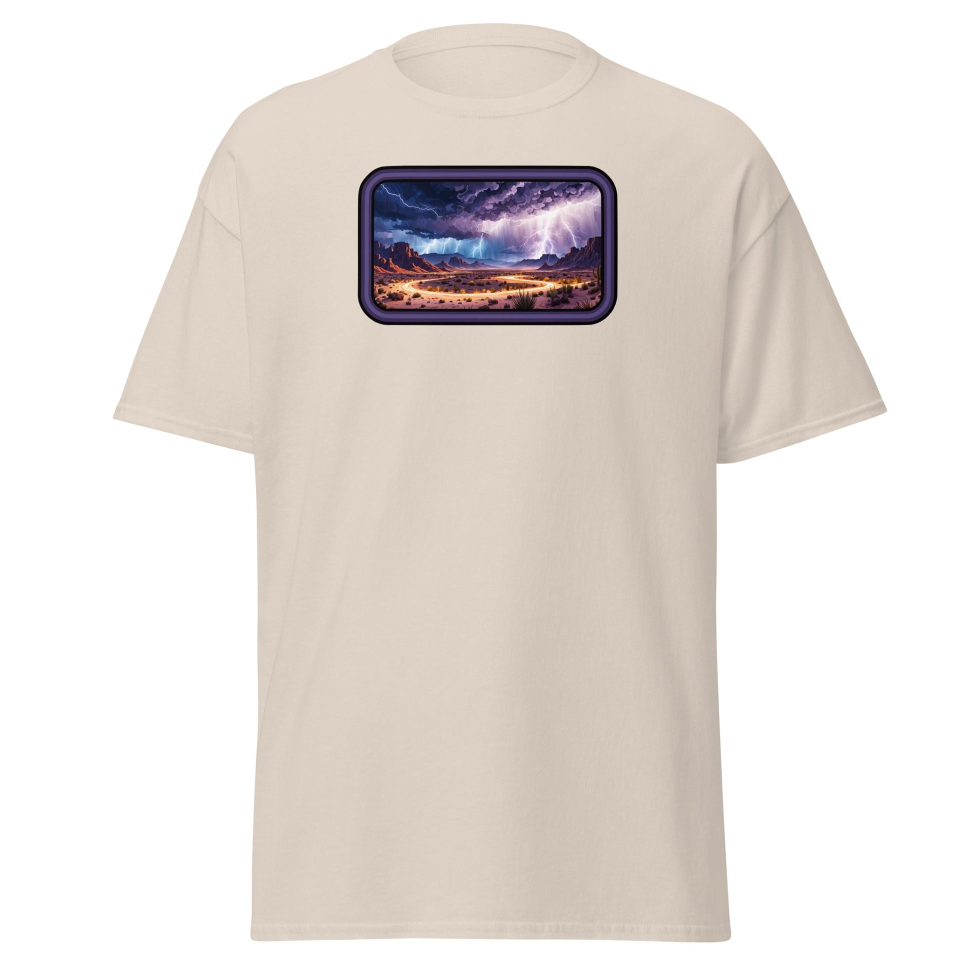 Lightning Over The Desert Men's (Unisex) Classic Tee - Men's Shirts - Discovery Co.