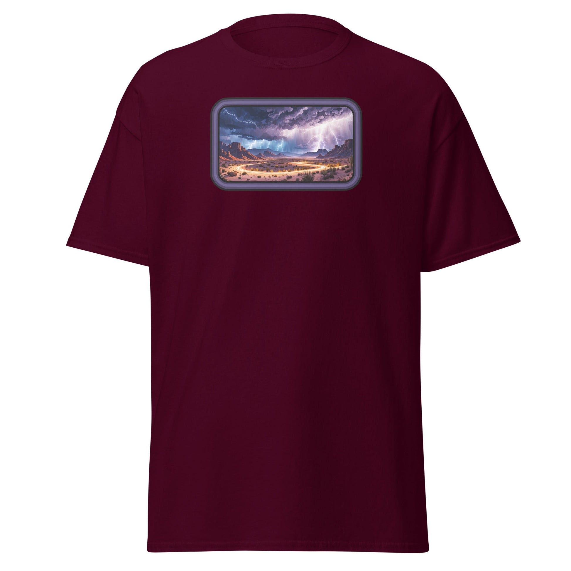 Lightning Over The Desert Men's (Unisex) Classic Tee - Men's Shirts - Discovery Co.
