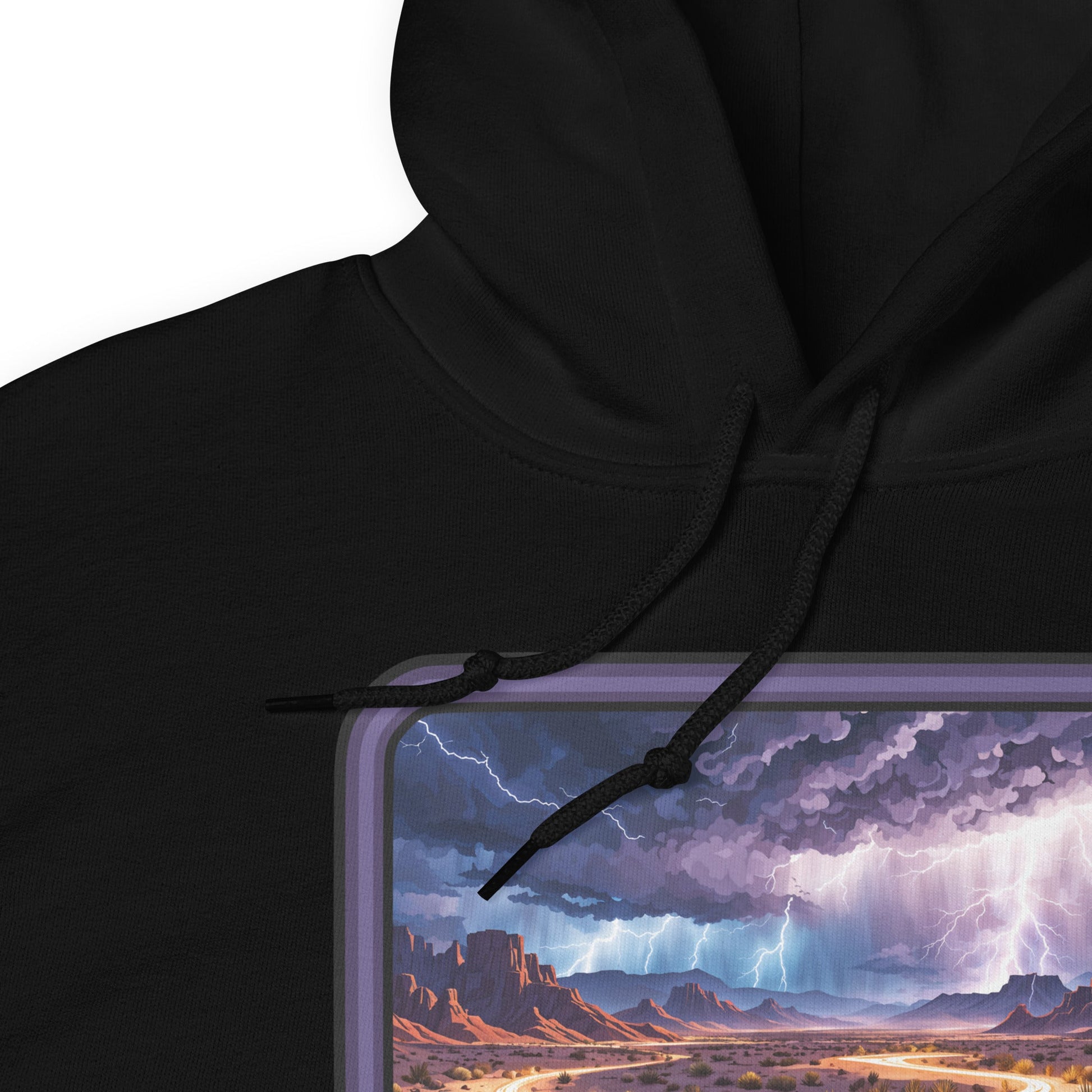 Lightning Over The Desert Men's (Unisex) Hoodie - Hoodies - Discovery Co.