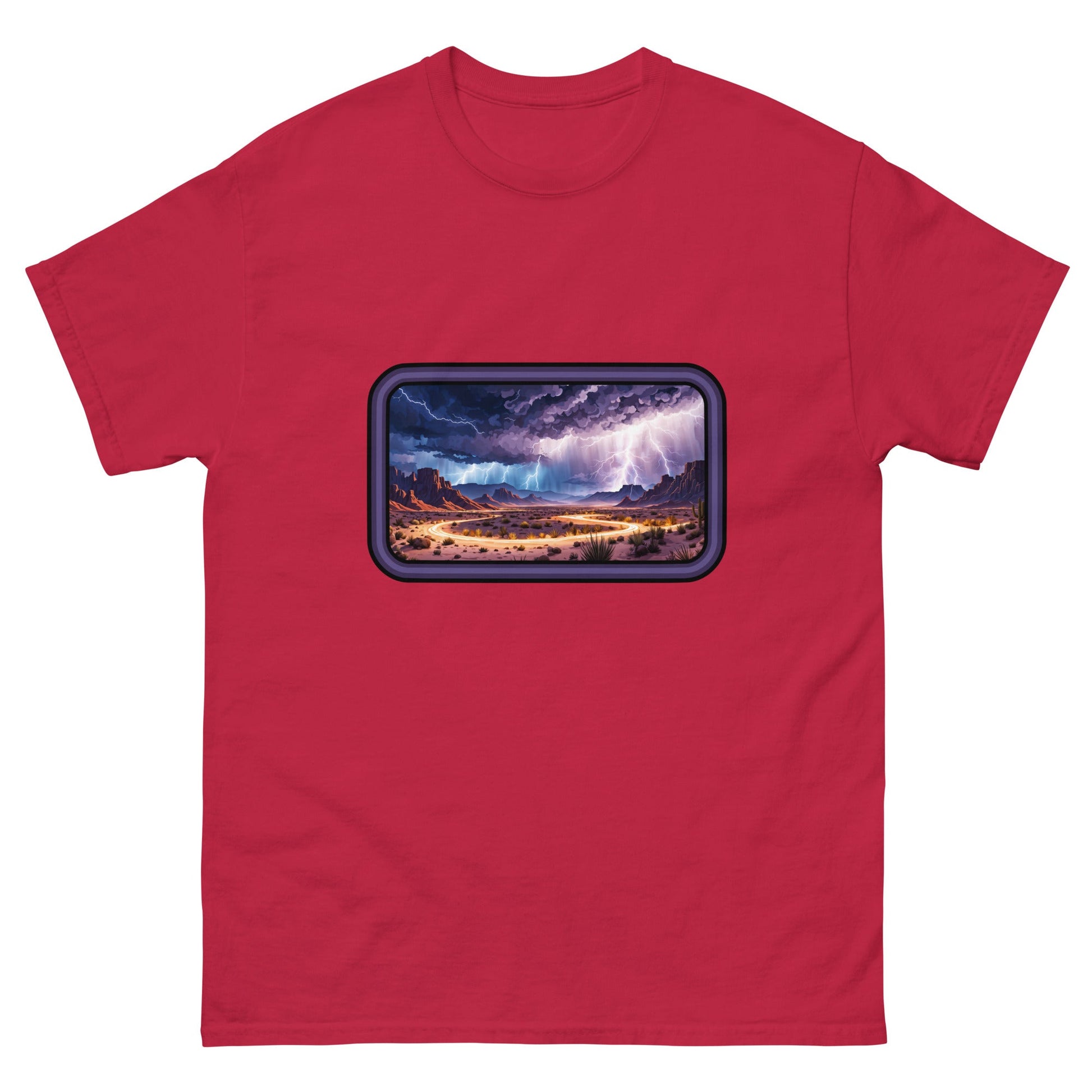 Lightning Over The Desert Women's Classic Tee - Women's Shirts - Discovery Co.