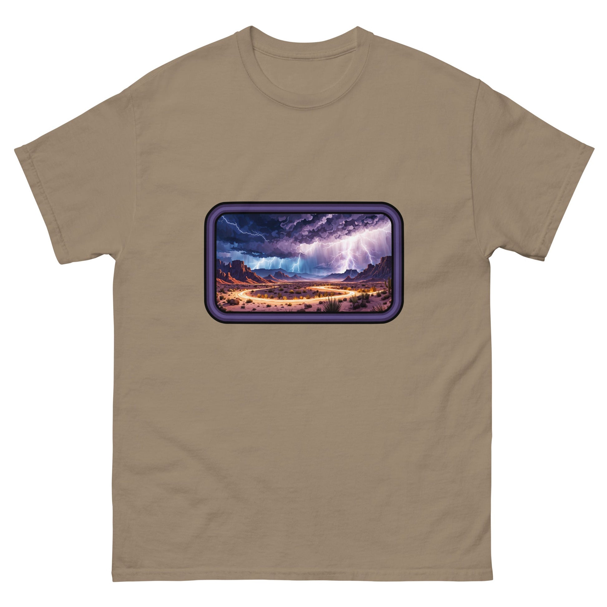 Lightning Over The Desert Women's Classic Tee - Women's Shirts - Discovery Co.