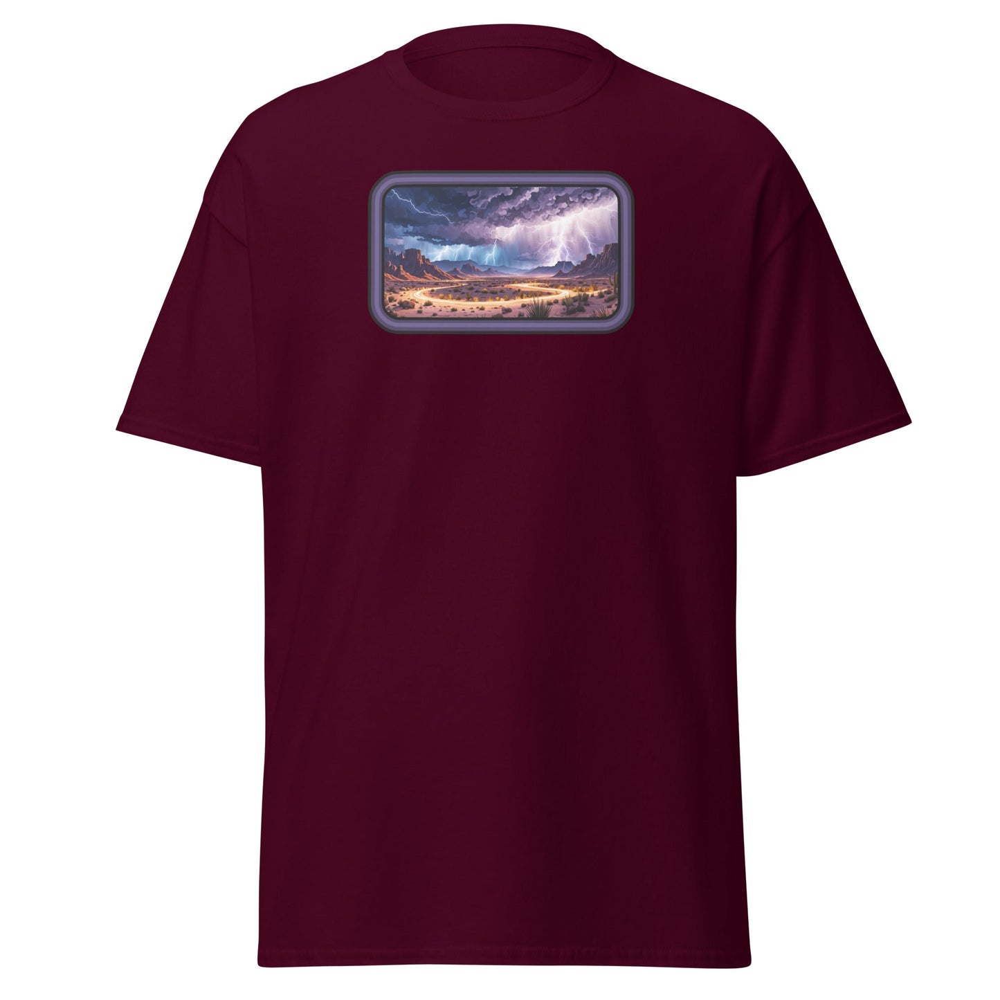 Lightning Over The Desert Women's (Unisex) Classic Tee - Women's Shirts - Discovery Co.