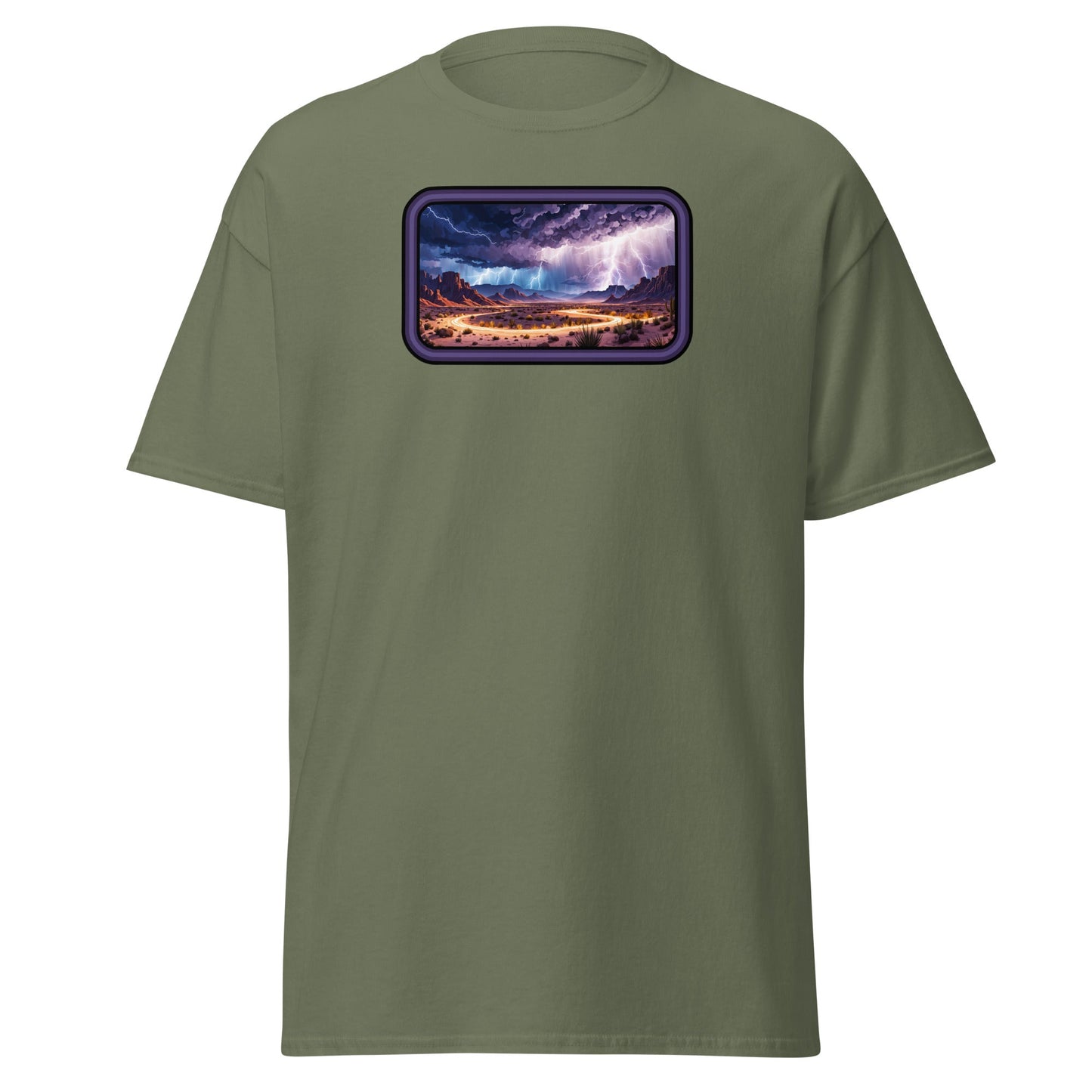 Lightning Over The Desert Women's (Unisex) Classic Tee - Women's Shirts - Discovery Co.