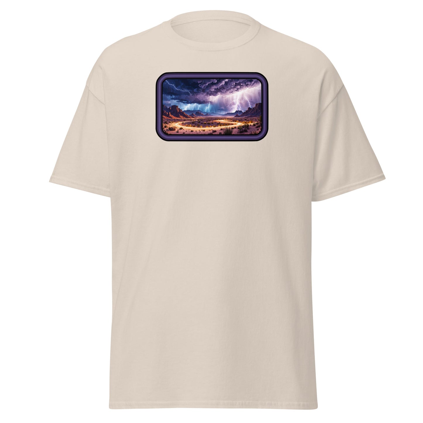 Lightning Over The Desert Women's (Unisex) Classic Tee - Women's Shirts - Discovery Co.