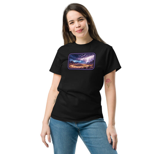Lightning Over The Desert Women's (Unisex) Classic Tee - Women's Shirts - Discovery Co.