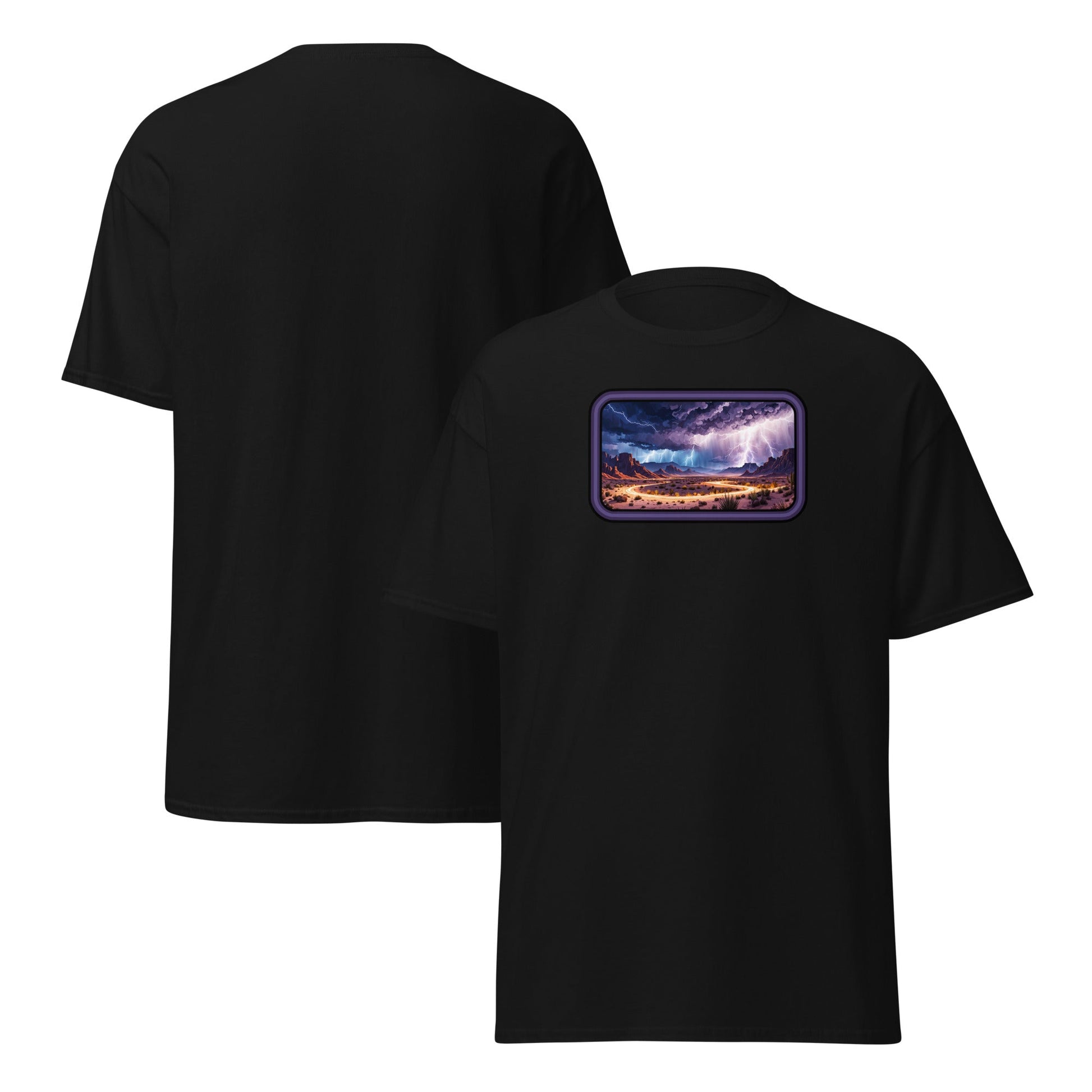 Lightning Over The Desert Women's (Unisex) Classic Tee - Women's Shirts - Discovery Co.