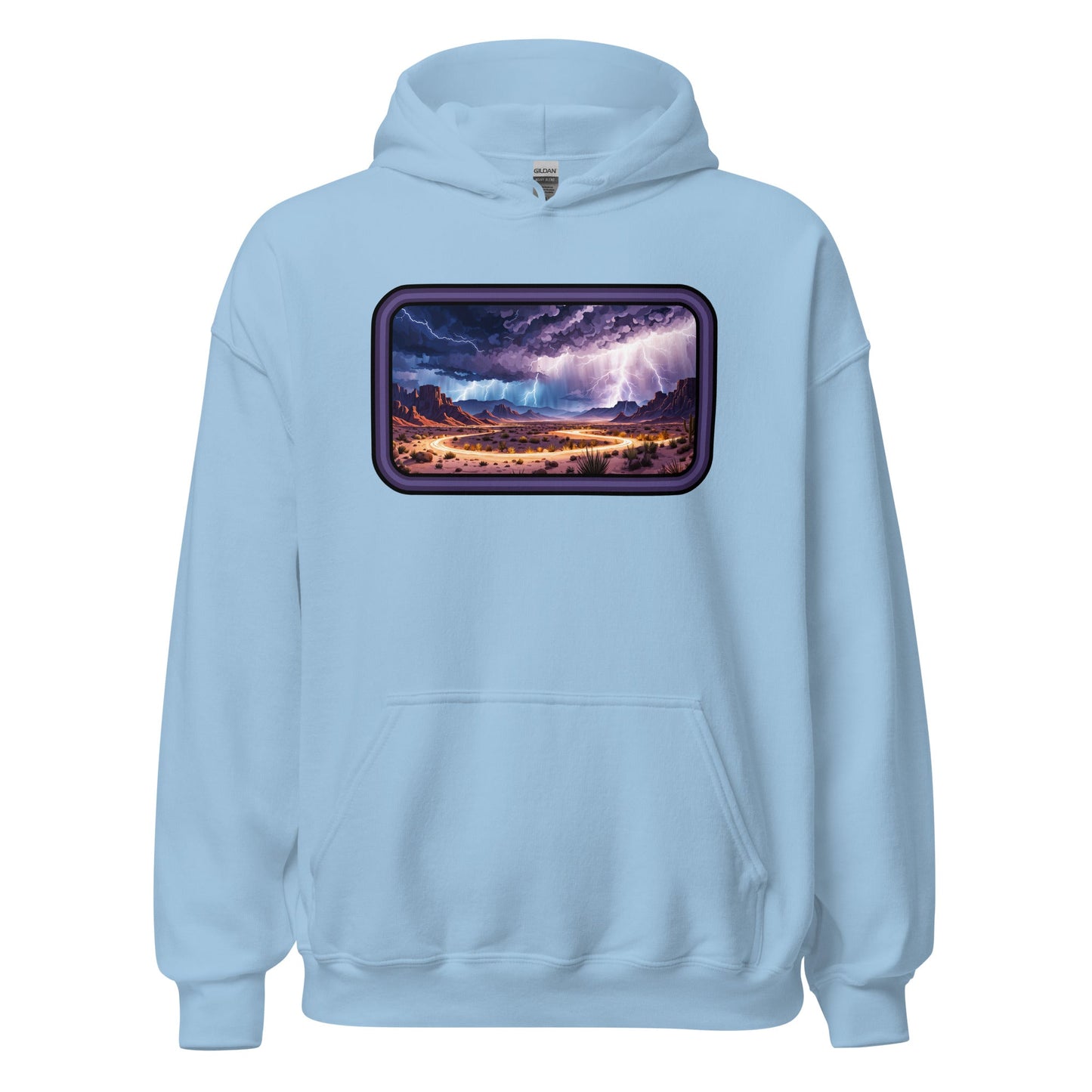 Lightning Over The Desert Women's (Unisex) Hoodie - Hoodies - Discovery Co.