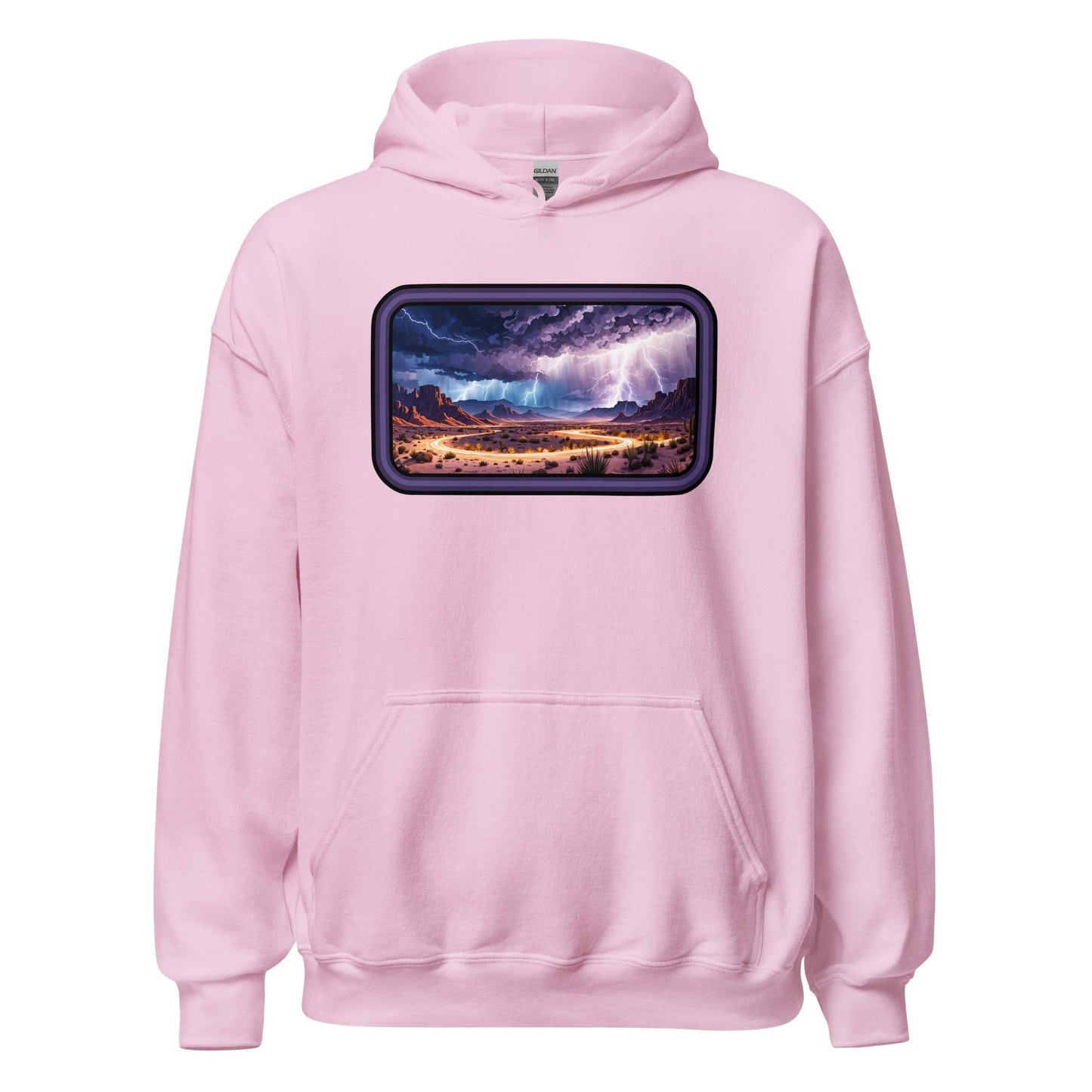 Lightning Over The Desert Women's (Unisex) Hoodie - Hoodies - Discovery Co.