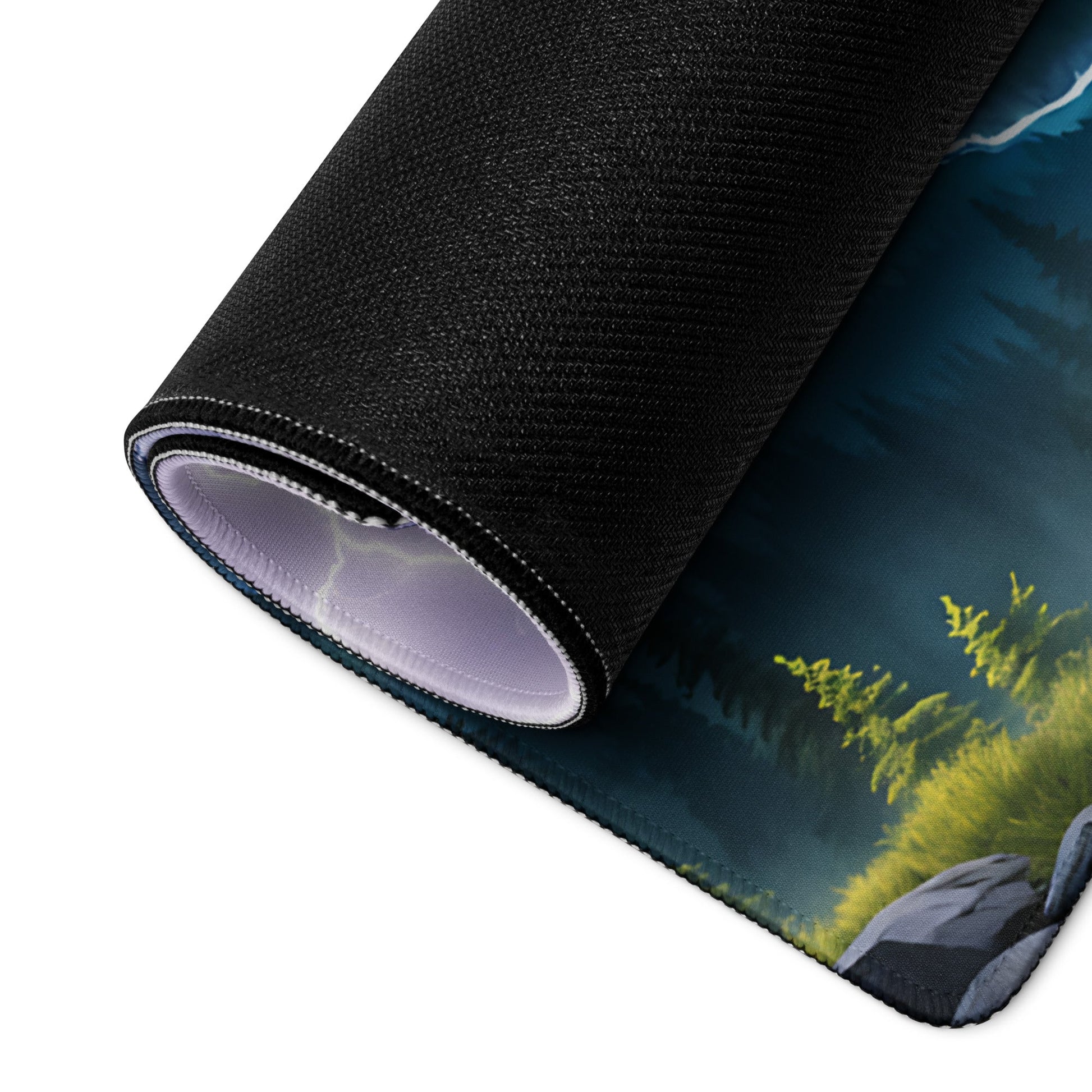 Lightning Over The Mountains Gaming Mouse Pad - Mouse Pads - Discovery Co.