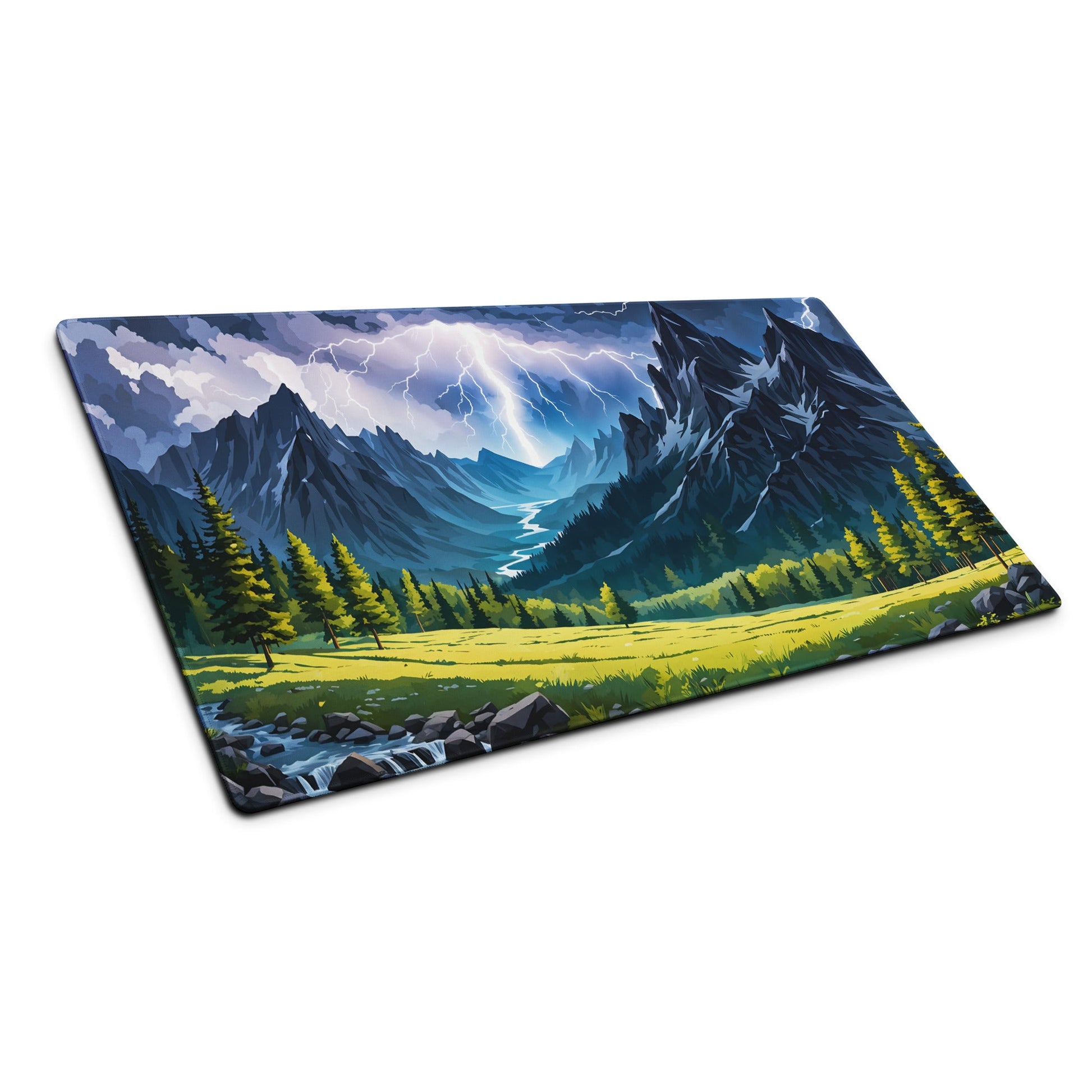 Lightning Over The Mountains II Gaming Mouse Pad - Mouse Pads - Discovery Co.