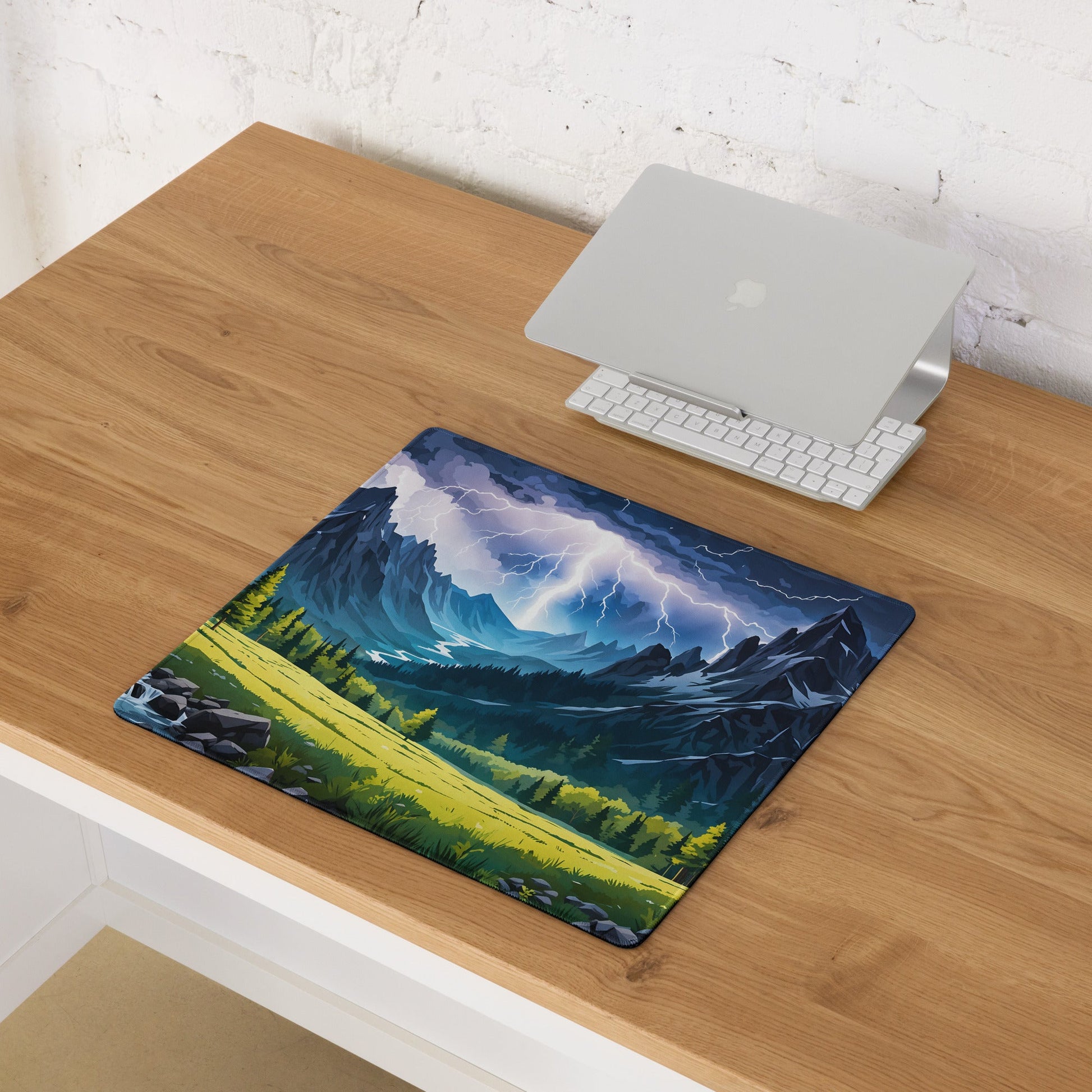 Lightning Over The Mountains II Gaming Mouse Pad - Mouse Pads - Discovery Co.