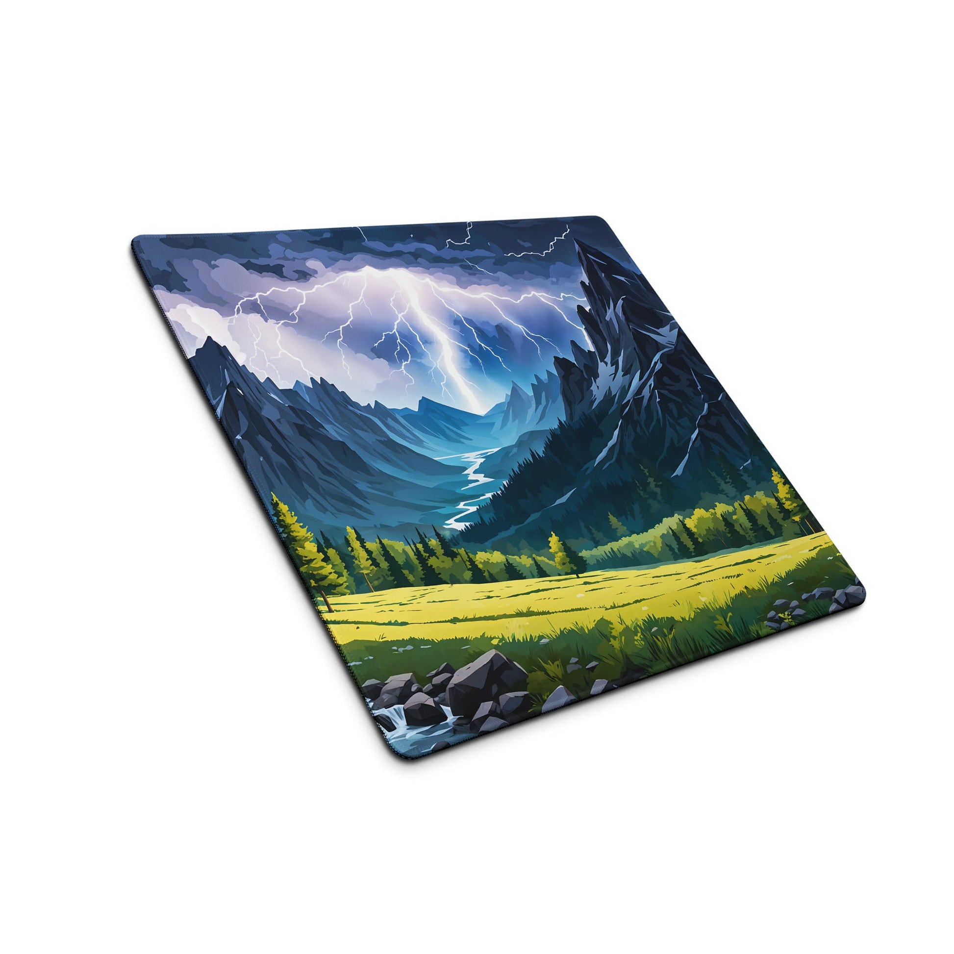 Lightning Over The Mountains II Gaming Mouse Pad - Mouse Pads - Discovery Co.