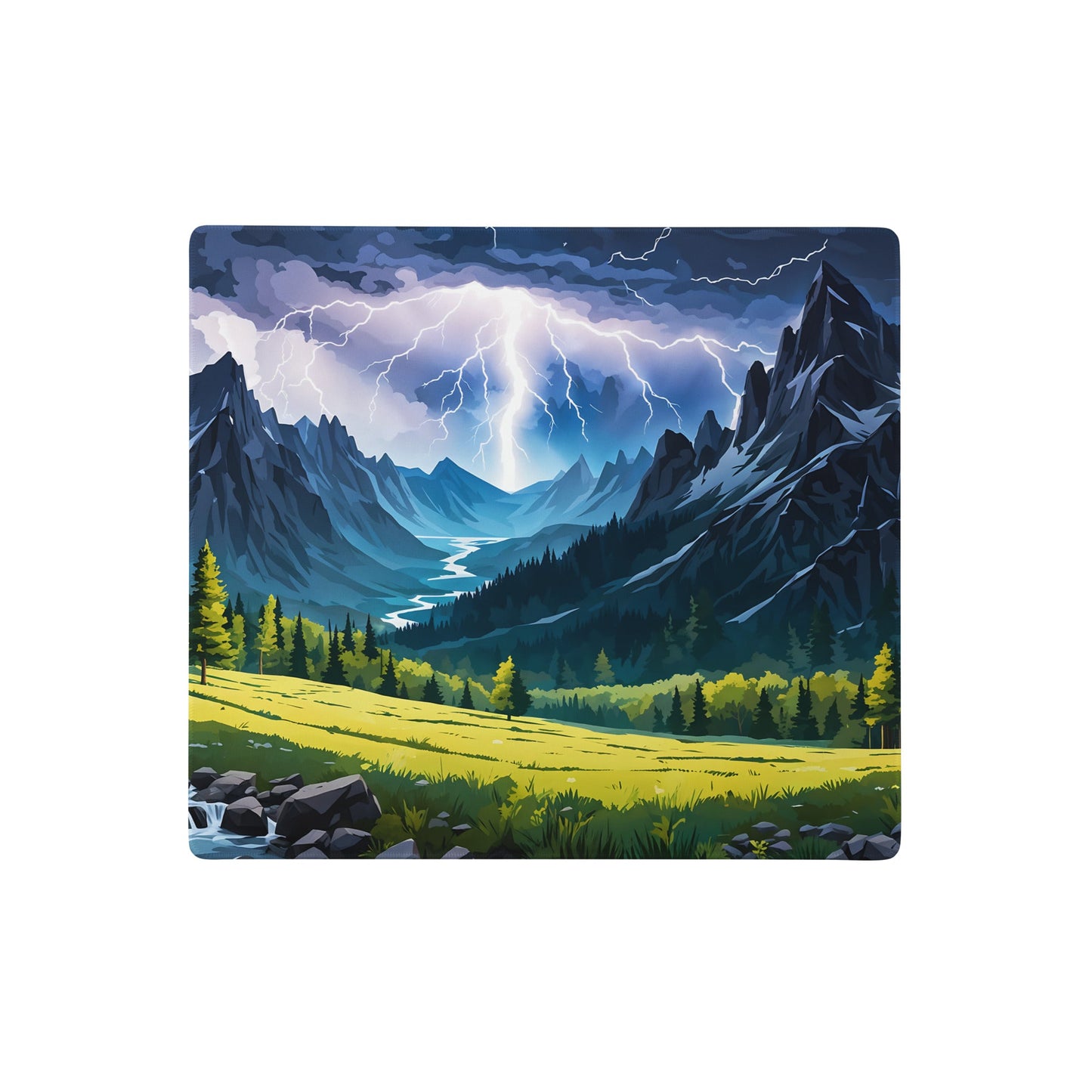 Lightning Over The Mountains II Gaming Mouse Pad - Mouse Pads - Discovery Co.