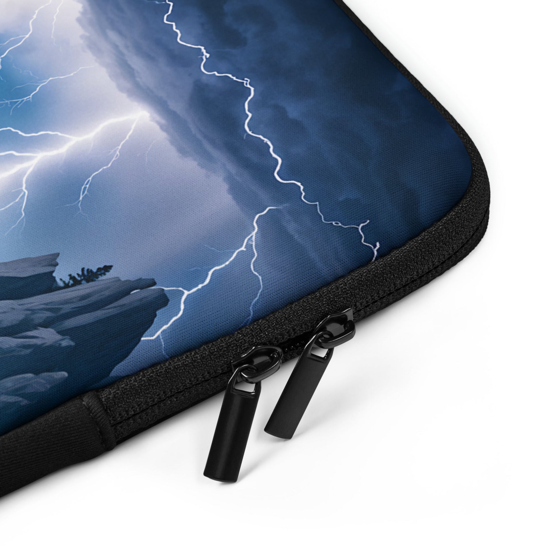 Lightning Over The Mountains III Laptop Sleeve - Laptop Cases - Discovery Co.