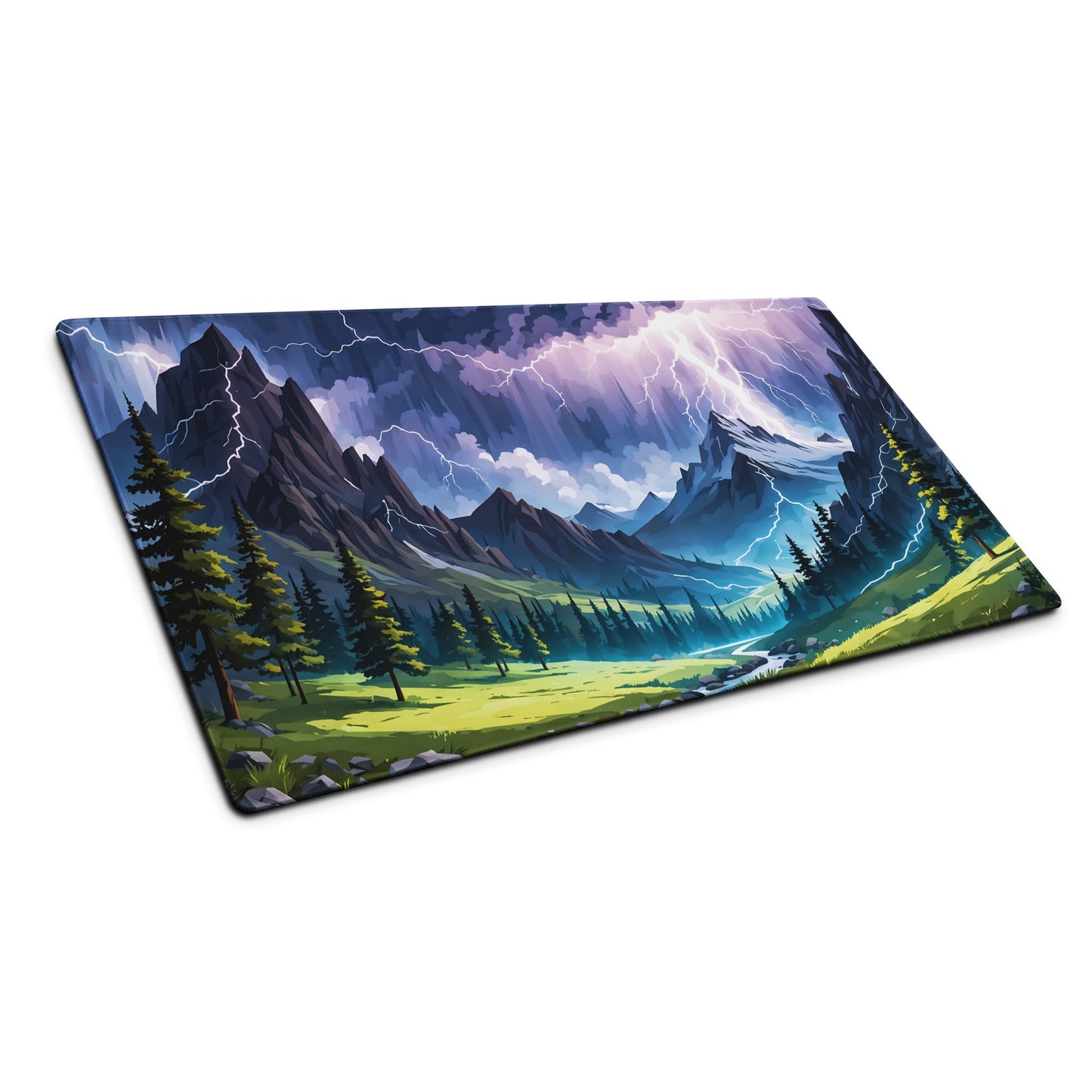 Lightning Over The Mountains IV Gaming Mouse Pad - Mouse Pads - Discovery Co.