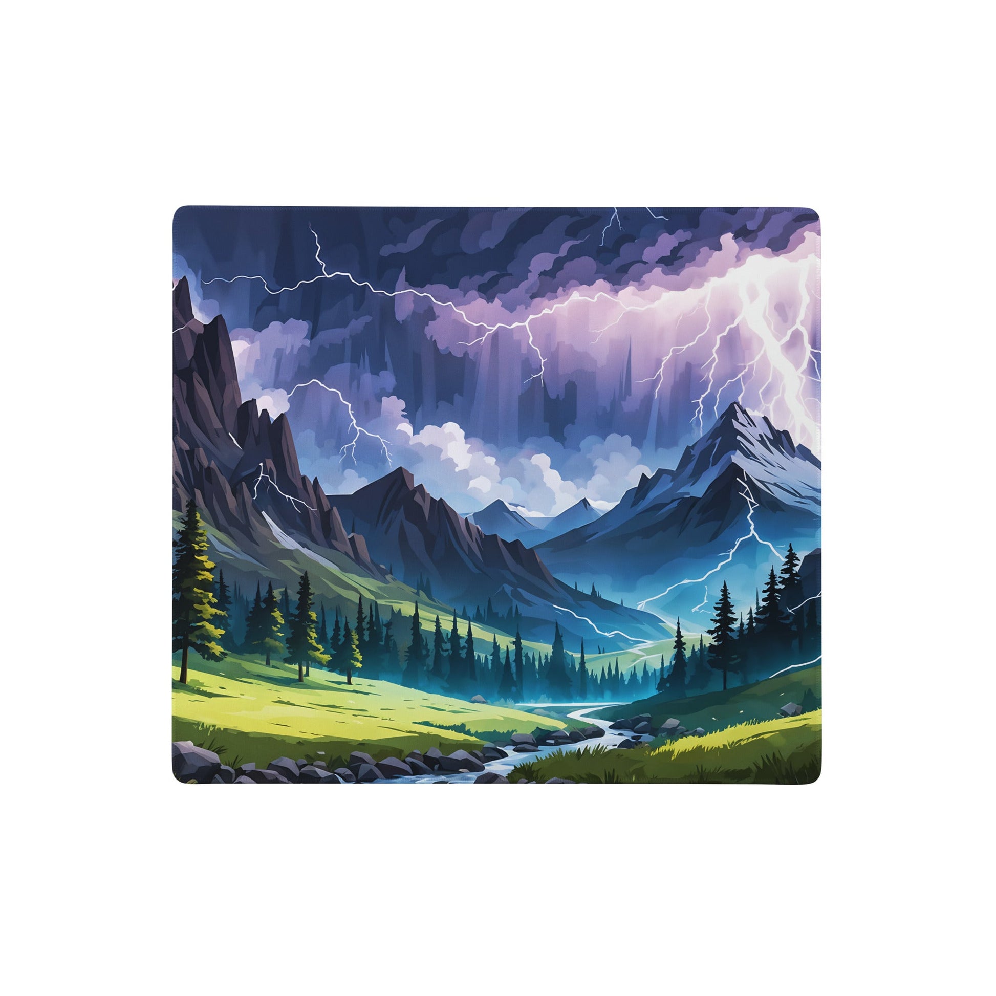 Lightning Over The Mountains IV Gaming Mouse Pad - Mouse Pads - Discovery Co.