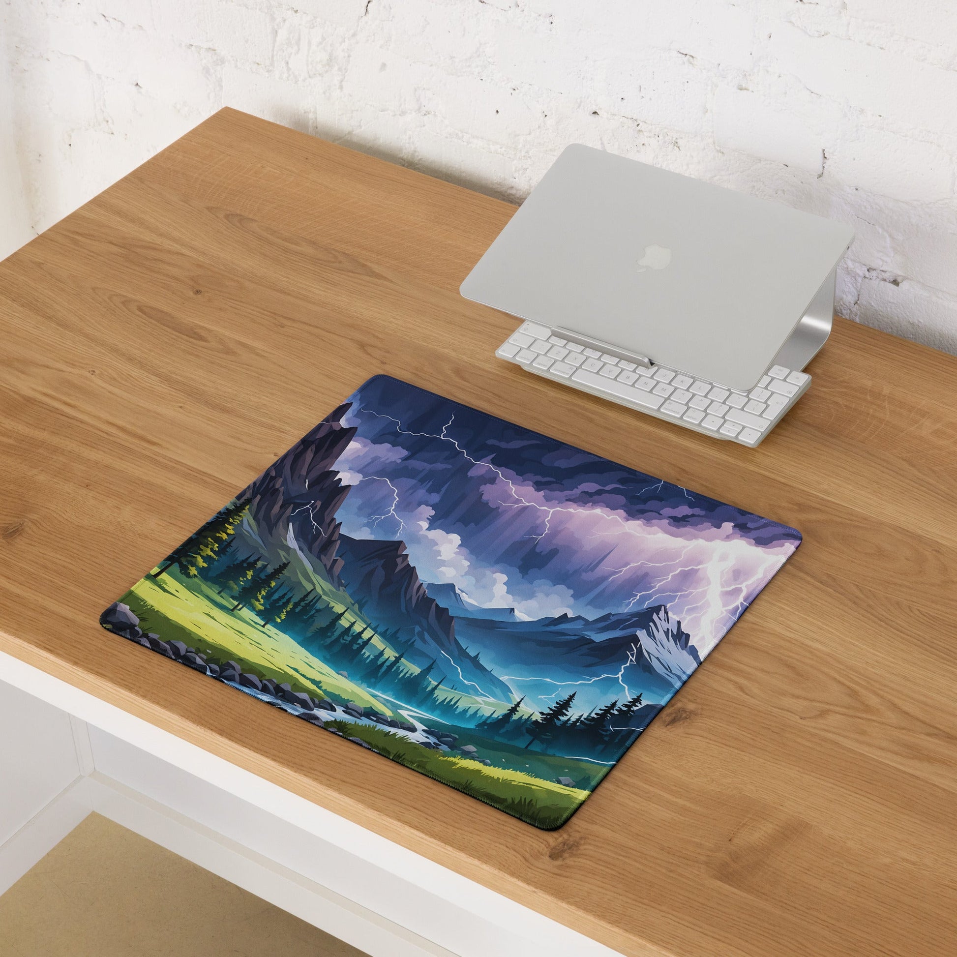 Lightning Over The Mountains IV Gaming Mouse Pad - Mouse Pads - Discovery Co.