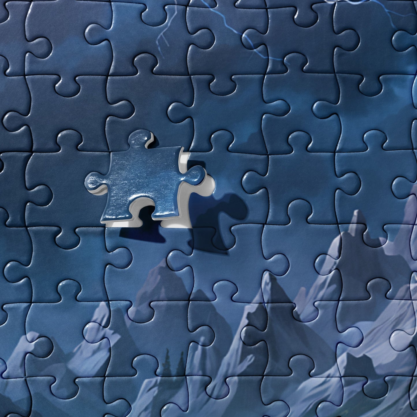 Lightning Over The Mountains Jigsaw Puzzle - Puzzle - Discovery Co.