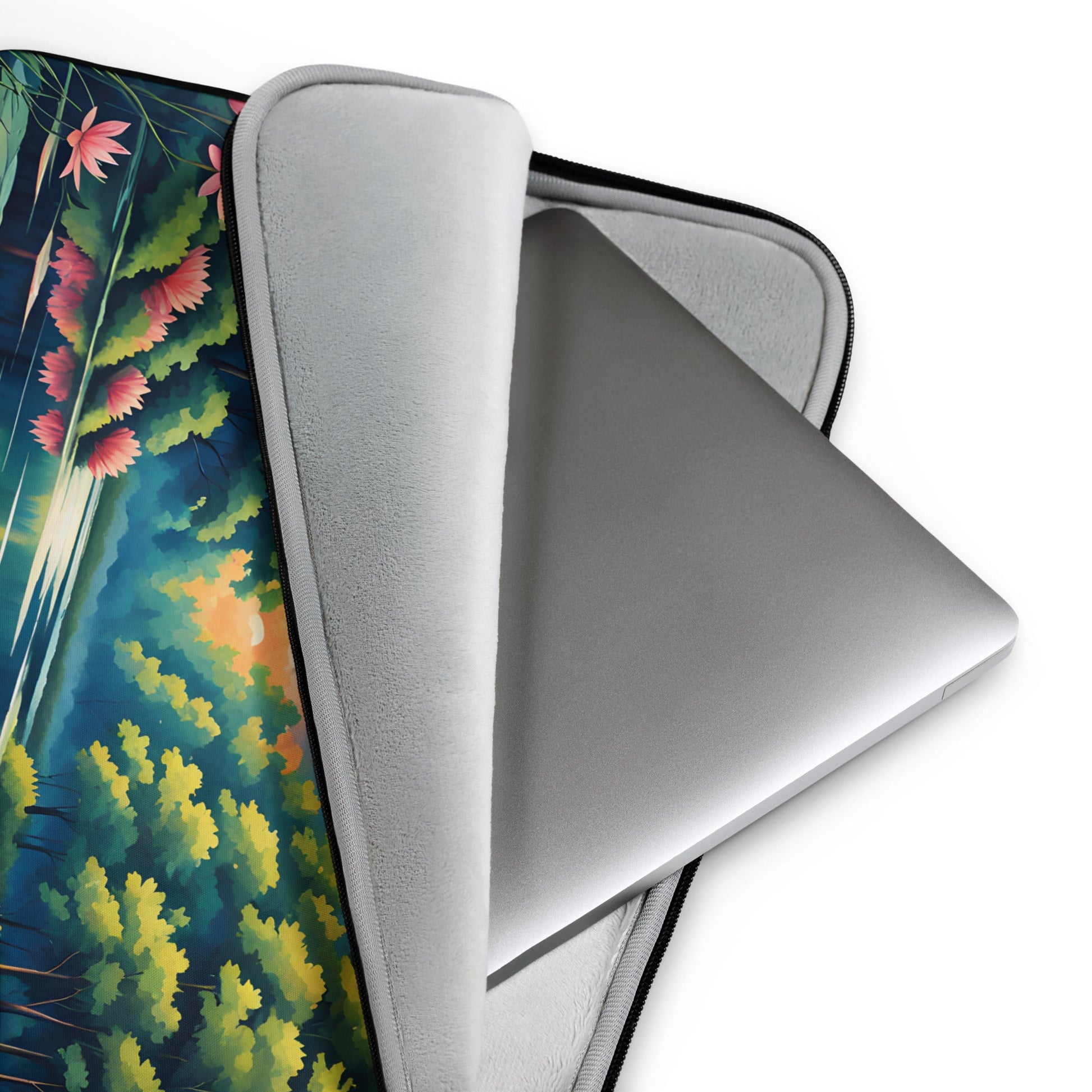 Lily Pads On The Lake II Laptop Sleeve - Laptop Cases - Discovery Co.