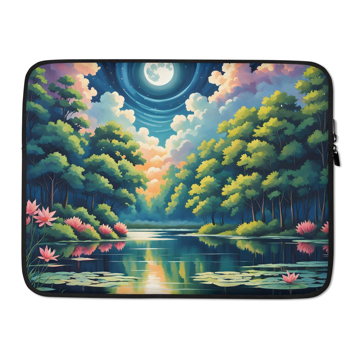 Lily Pads On The Lake II Laptop Sleeve - Laptop Cases - Discovery Co.