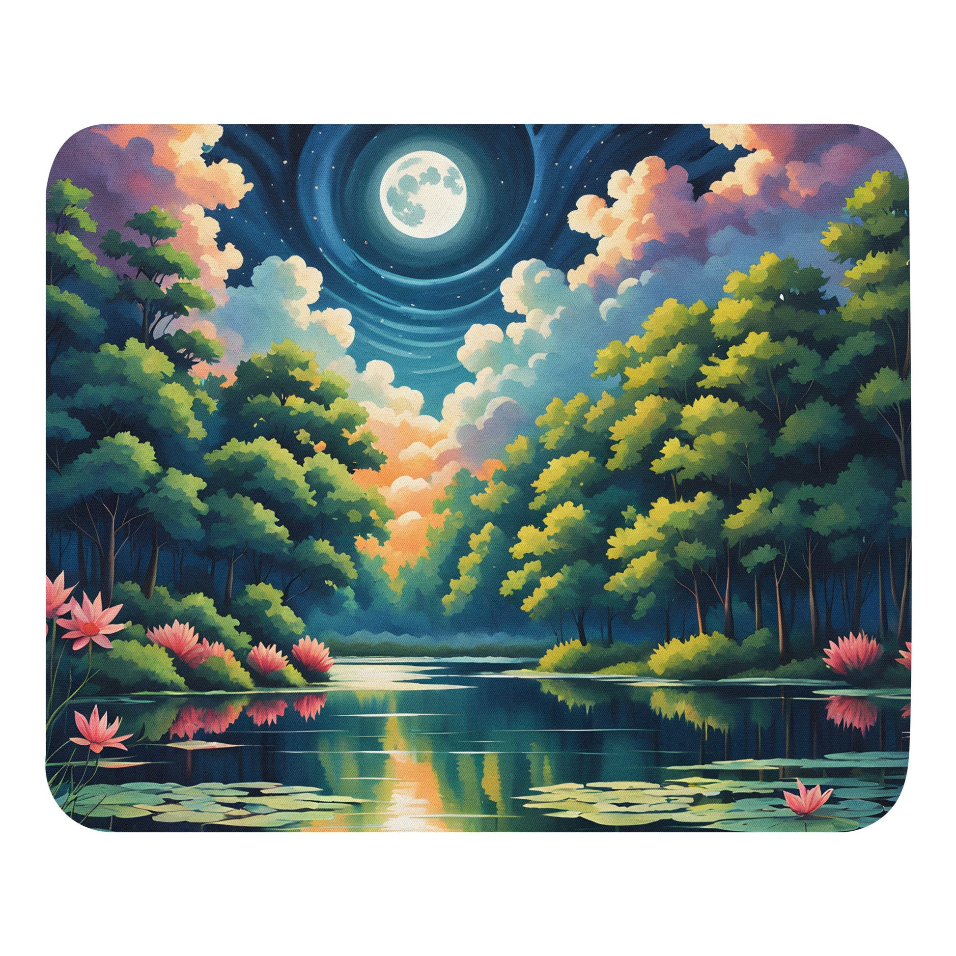 Lily Pads On The Lake II Mouse Pad - Mouse Pads - Discovery Co.