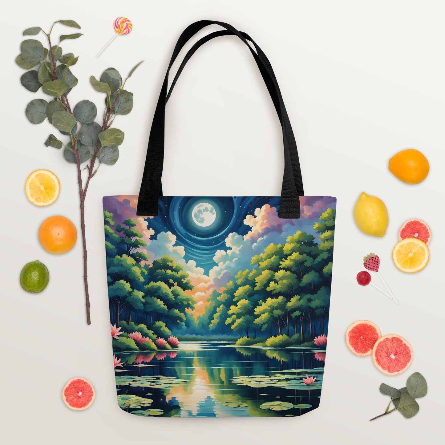 Lily Pads On The Lake II Tote Bag - Tote Bags - Discovery Co.