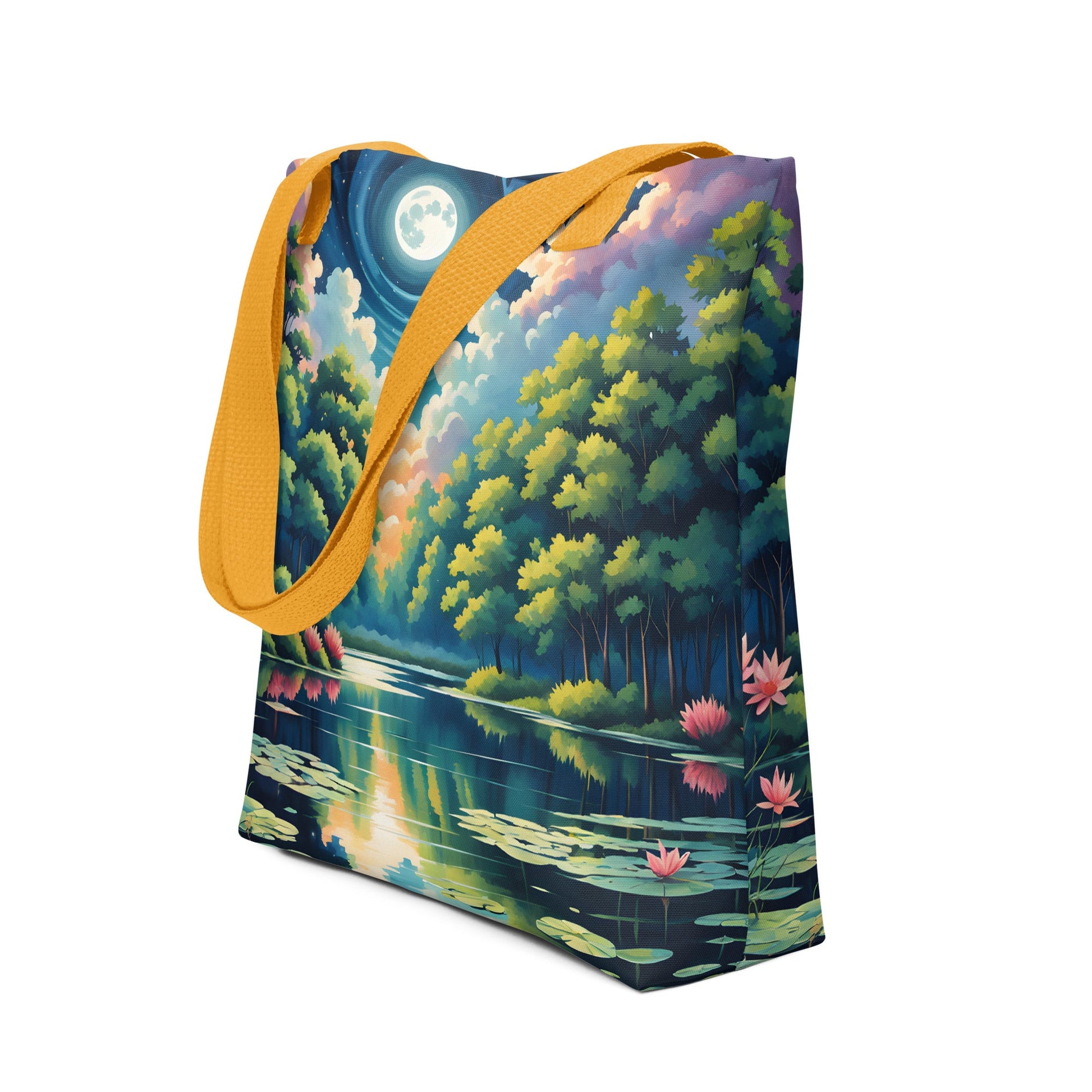 Lily Pads On The Lake II Tote Bag - Tote Bags - Discovery Co.