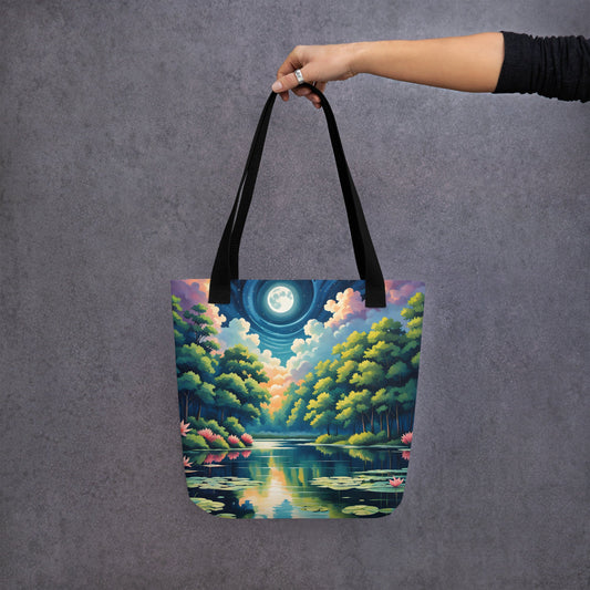 Lily Pads On The Lake II Tote Bag - Tote Bags - Discovery Co.