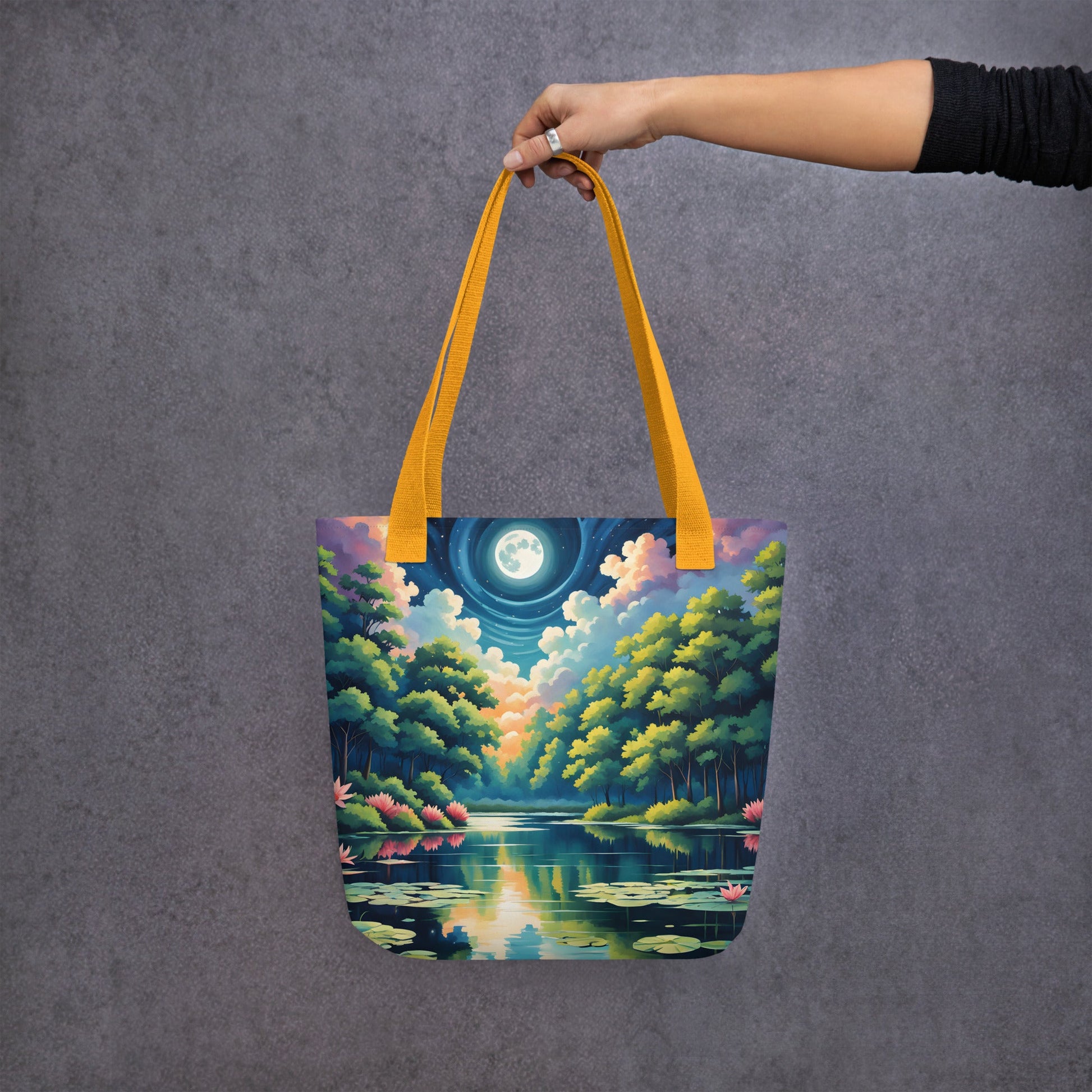 Lily Pads On The Lake II Tote Bag - Tote Bags - Discovery Co.