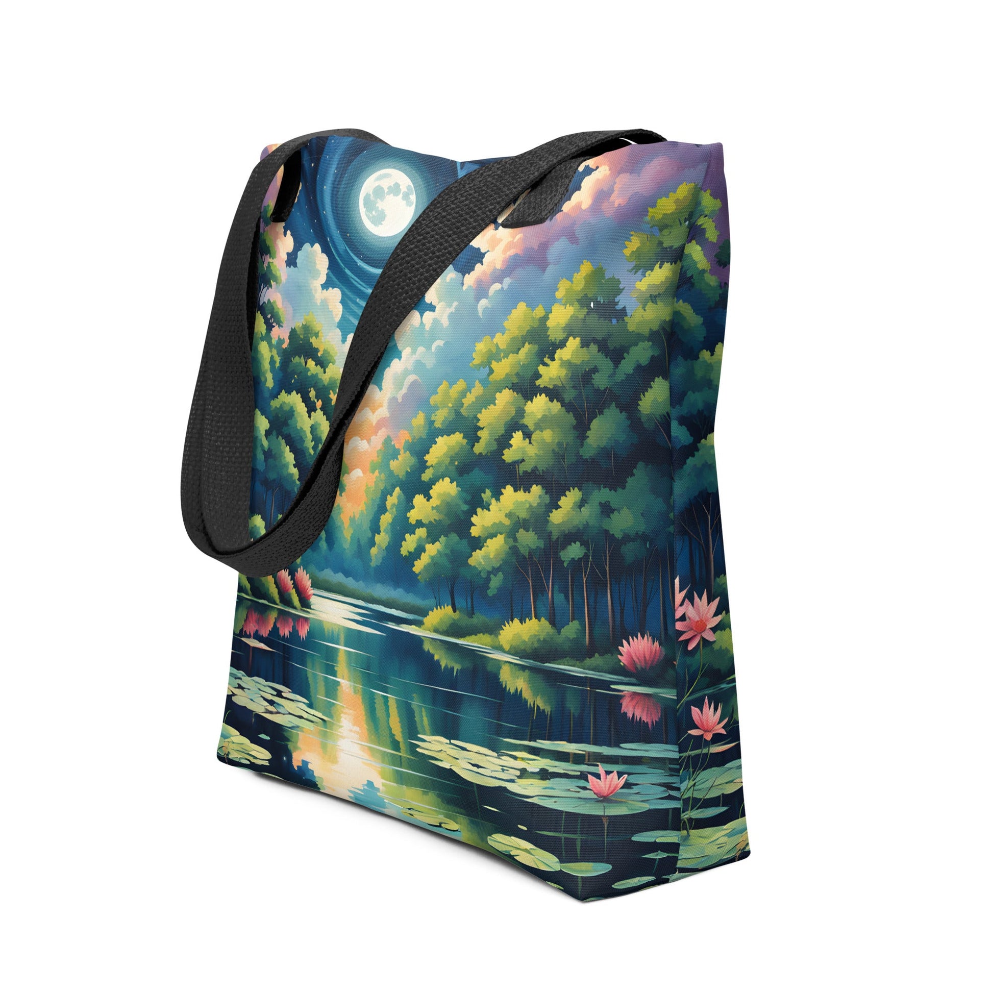 Lily Pads On The Lake II Tote Bag - Tote Bags - Discovery Co.