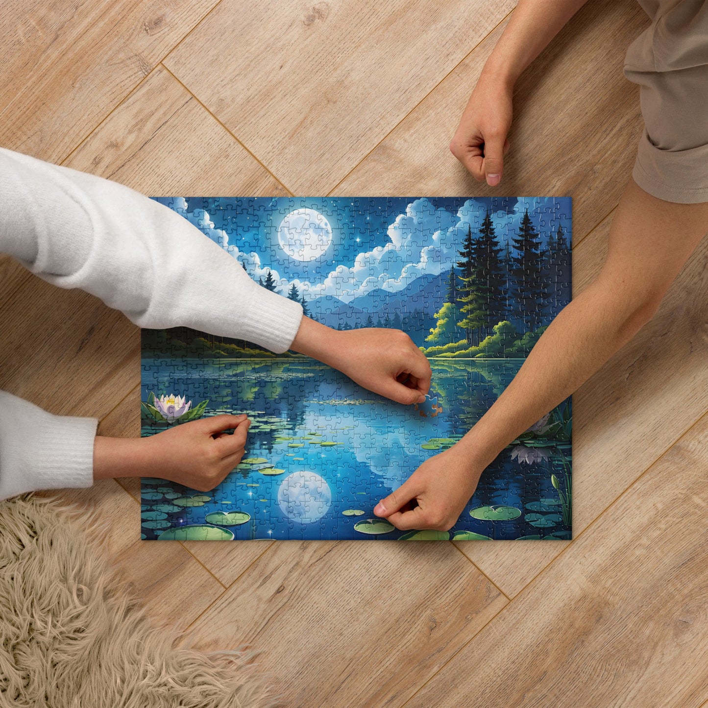 Lily Pads On The Lake Jigsaw Puzzle - Puzzle - Discovery Co.