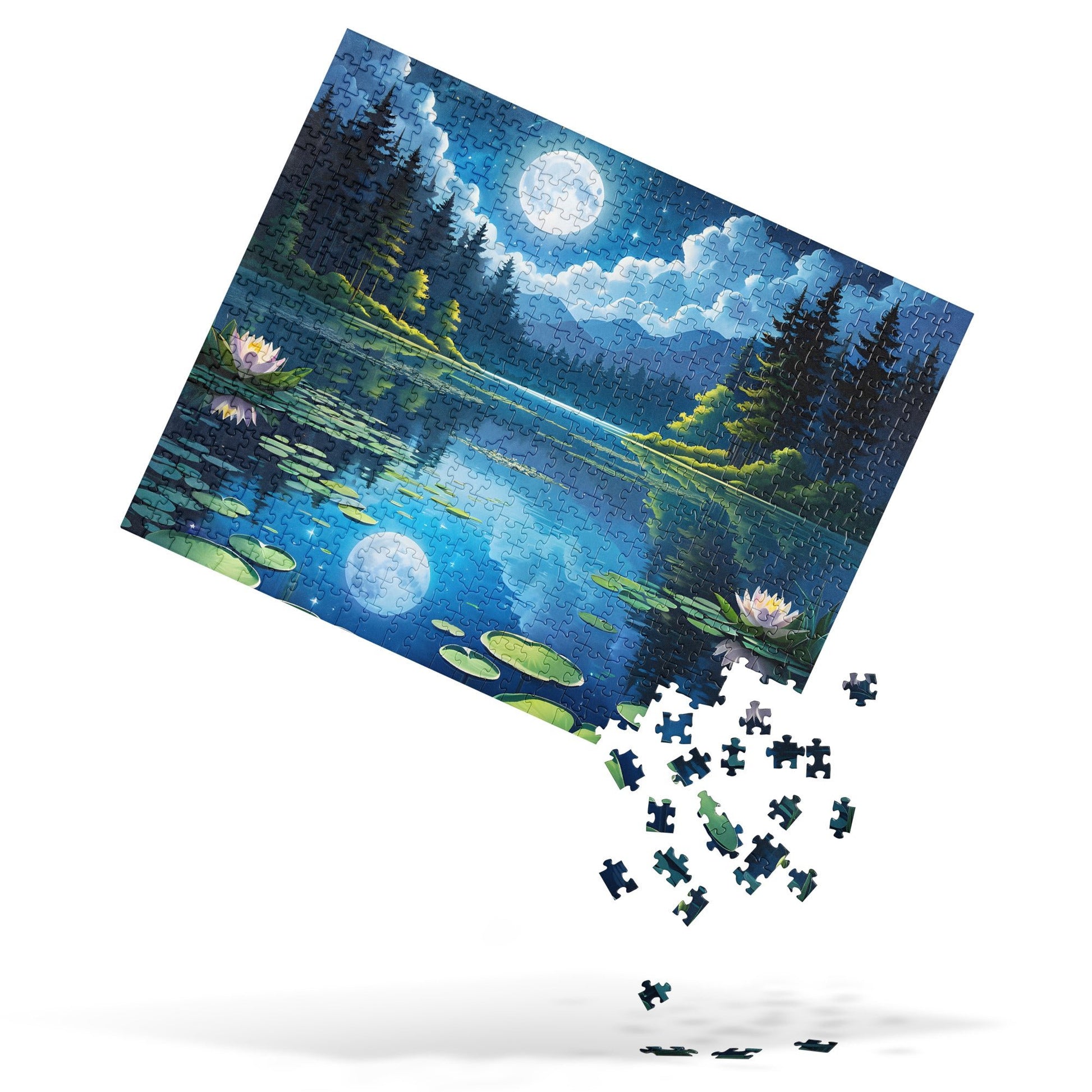 Lily Pads On The Lake Jigsaw Puzzle - Puzzle - Discovery Co.