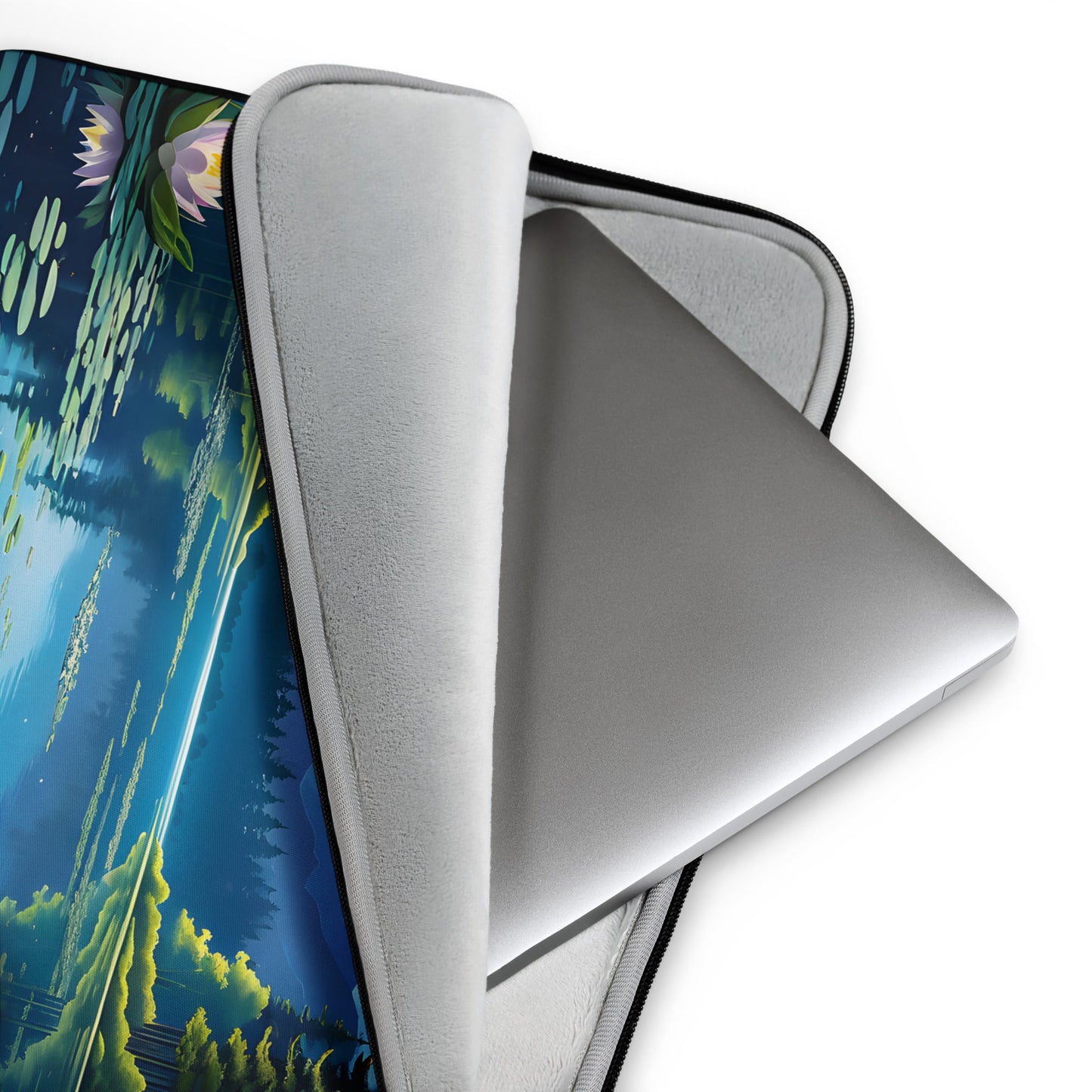Lily Pads On The Lake Laptop Sleeve - Laptop Cases - Discovery Co.